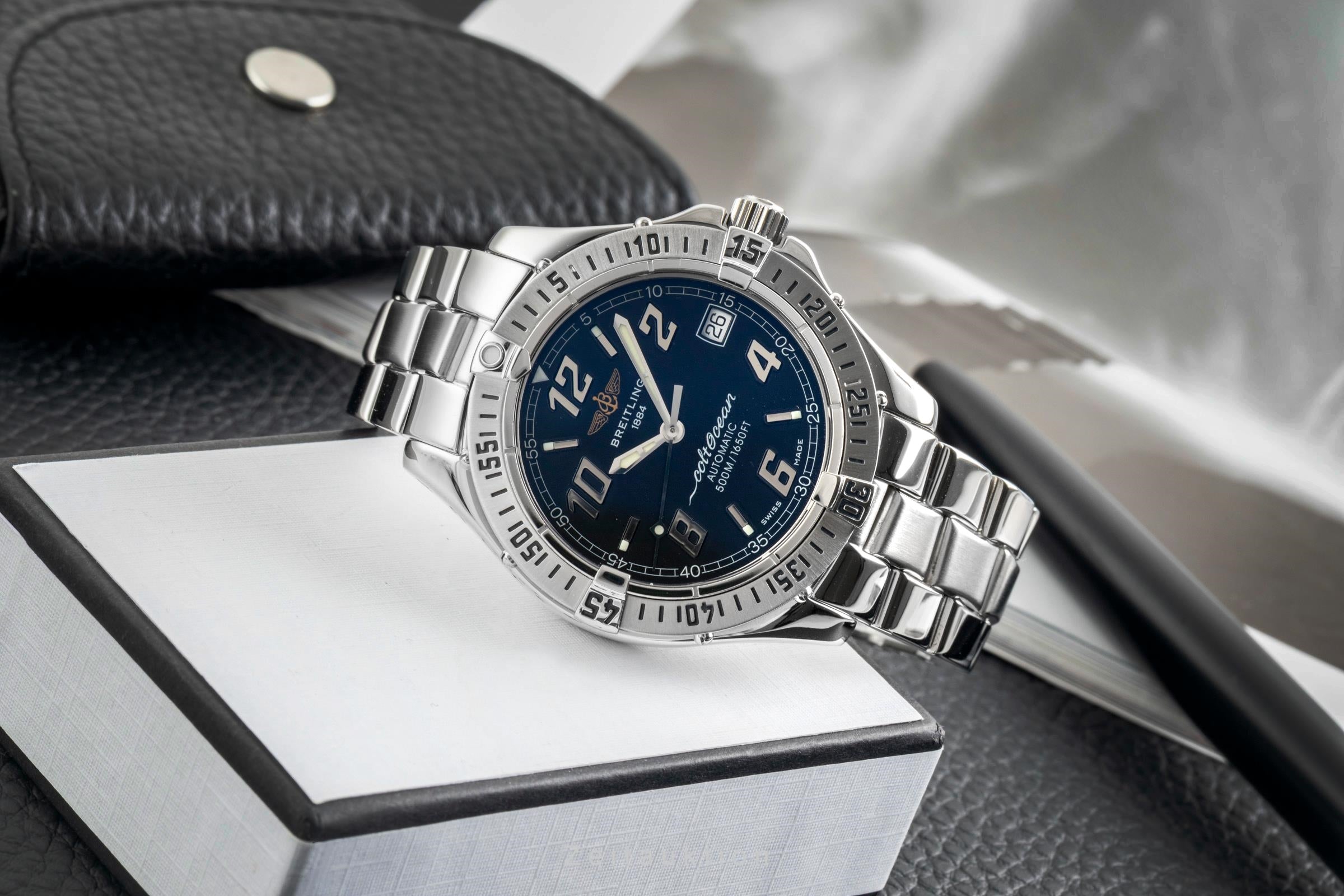 Breitling Colt Ocean acero automático reloj para caballeros A17350  [2602861]