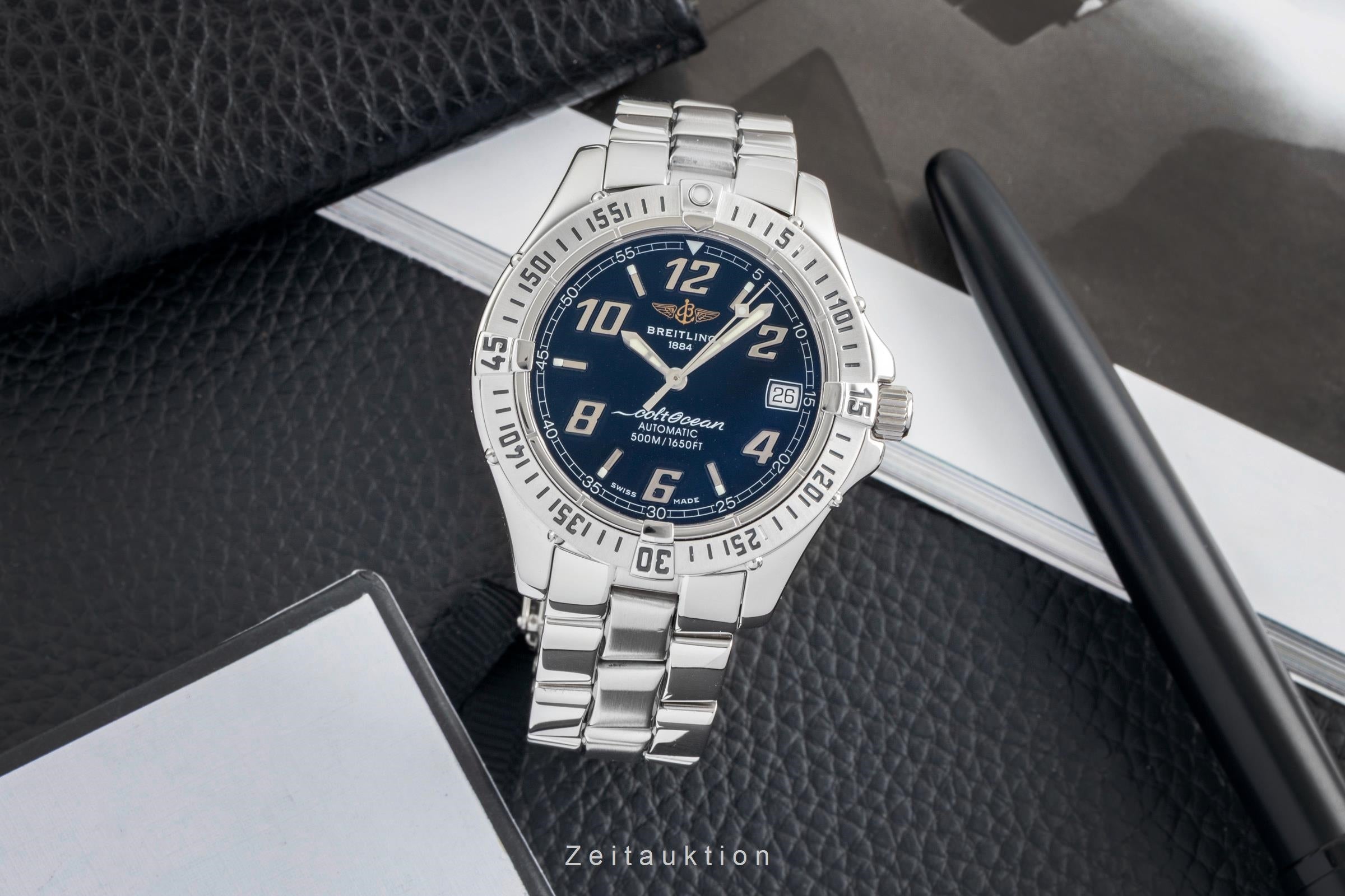 Breitling Colt Ocean acero automático reloj para caballeros A17350  [2602861]
