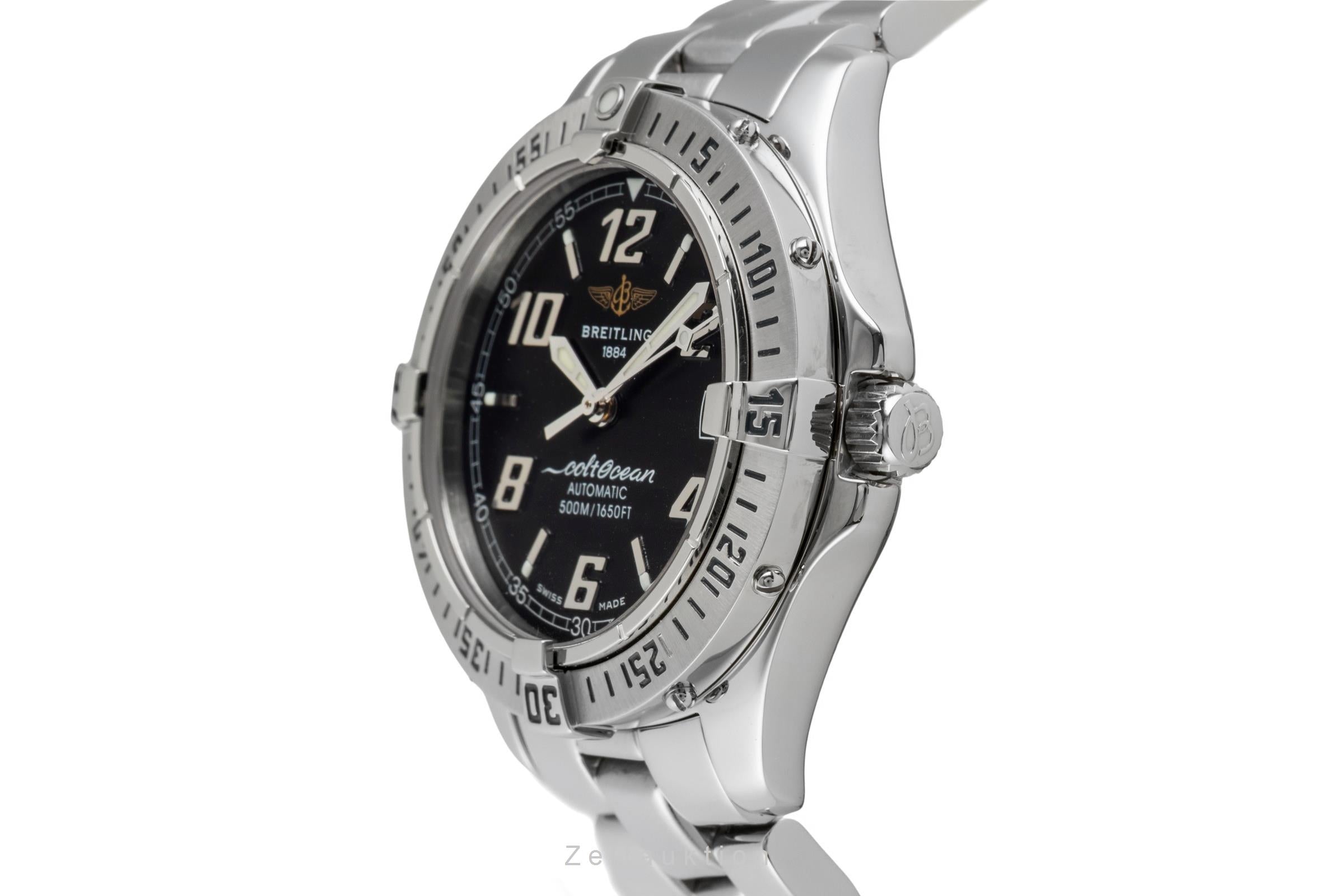 Breitling Colt Ocean acero automático reloj para caballeros A17350  [2602861]