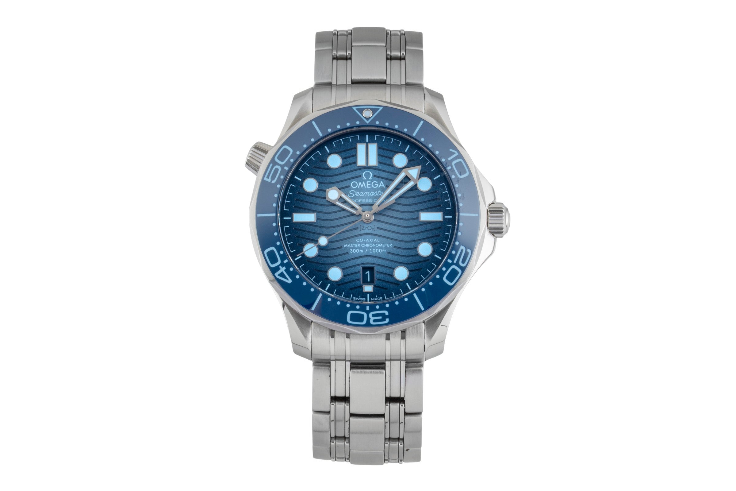 Omega Seamaster steel automatic men's watch 210.30.42.20.03.003 LP: 6800EUR  [2602863]