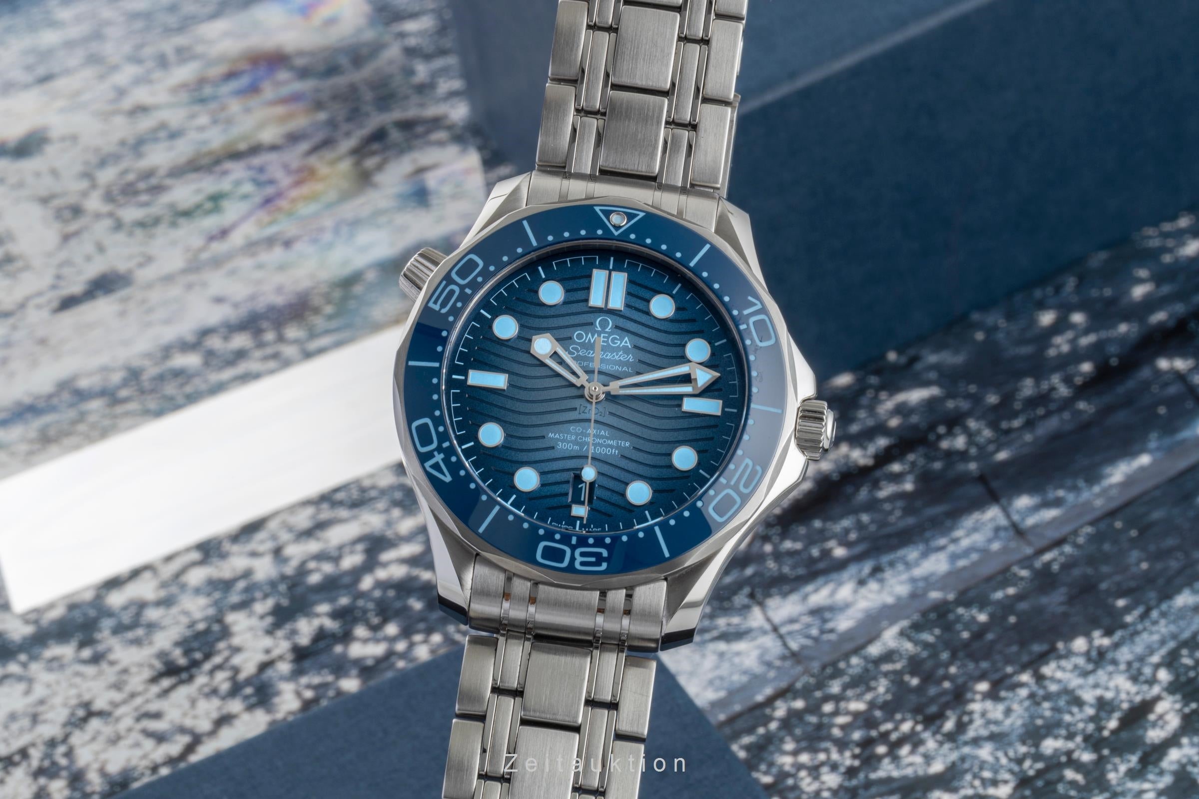 Omega Seamaster steel automatic men's watch 210.30.42.20.03.003 LP: 6800EUR  [2602863]