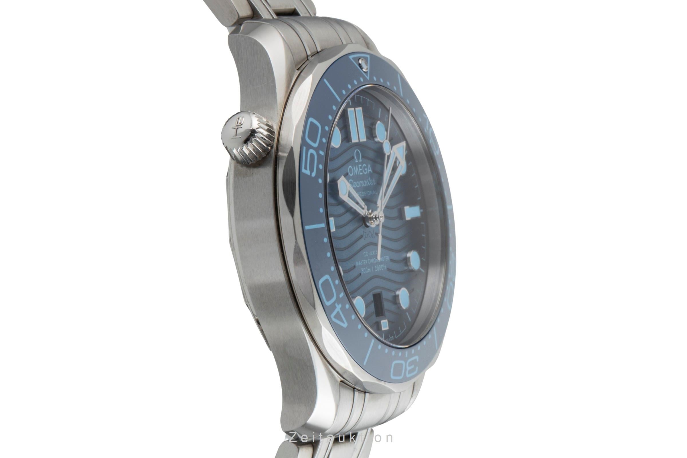 Omega Seamaster steel automatic men's watch 210.30.42.20.03.003 LP: 6800EUR  [2602863]