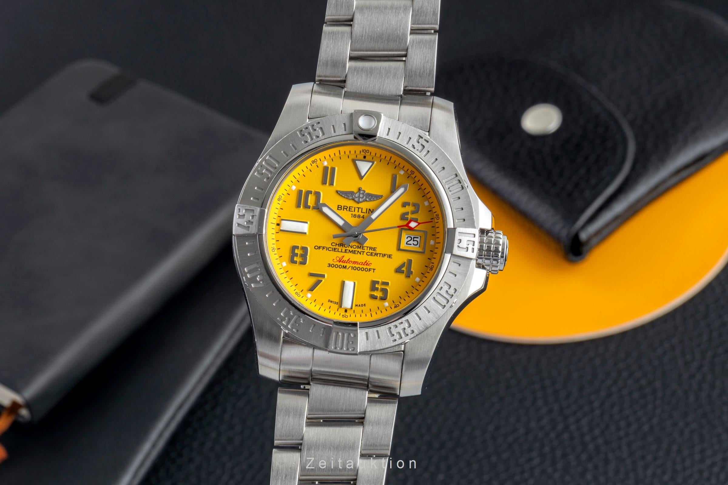 Breitling Avenger II Seawolf steel automatic men's watch A17331  [2602864]