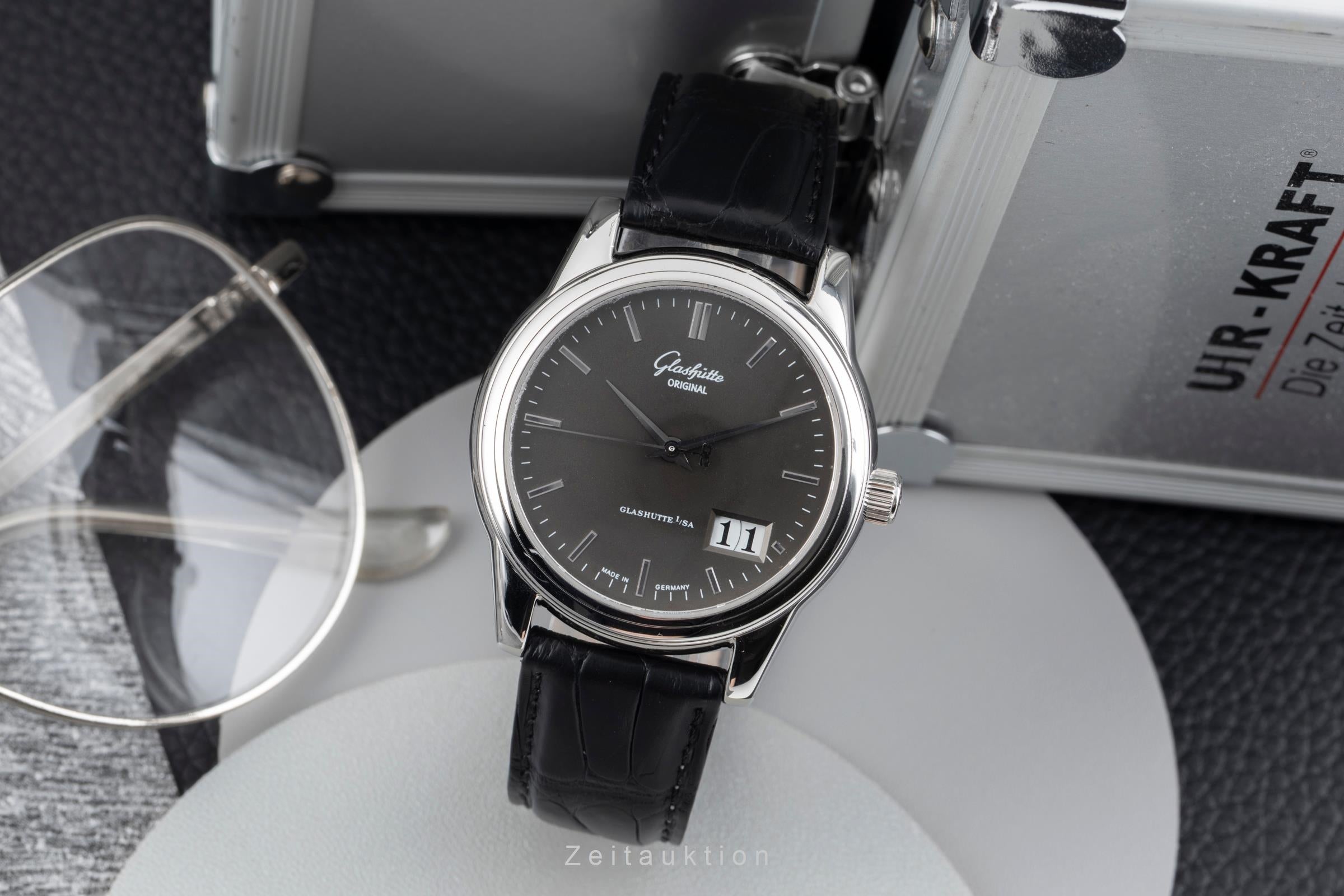 Glashütte Senator acero automático reloj para caballeros 1-39-42-14-24-04  [2602865]