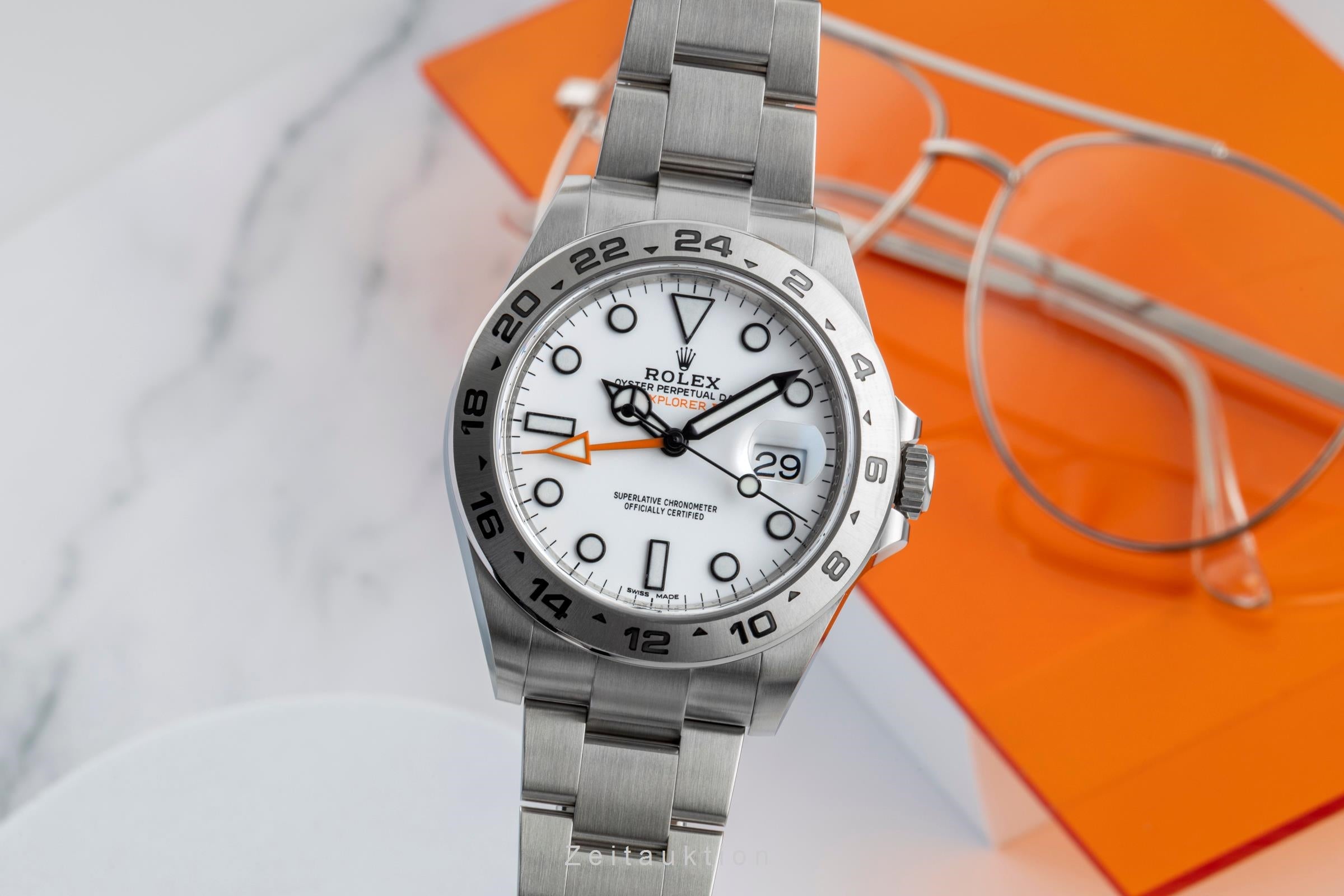 Rolex Explorer II steel automatic men's watch 216570  [2602866]