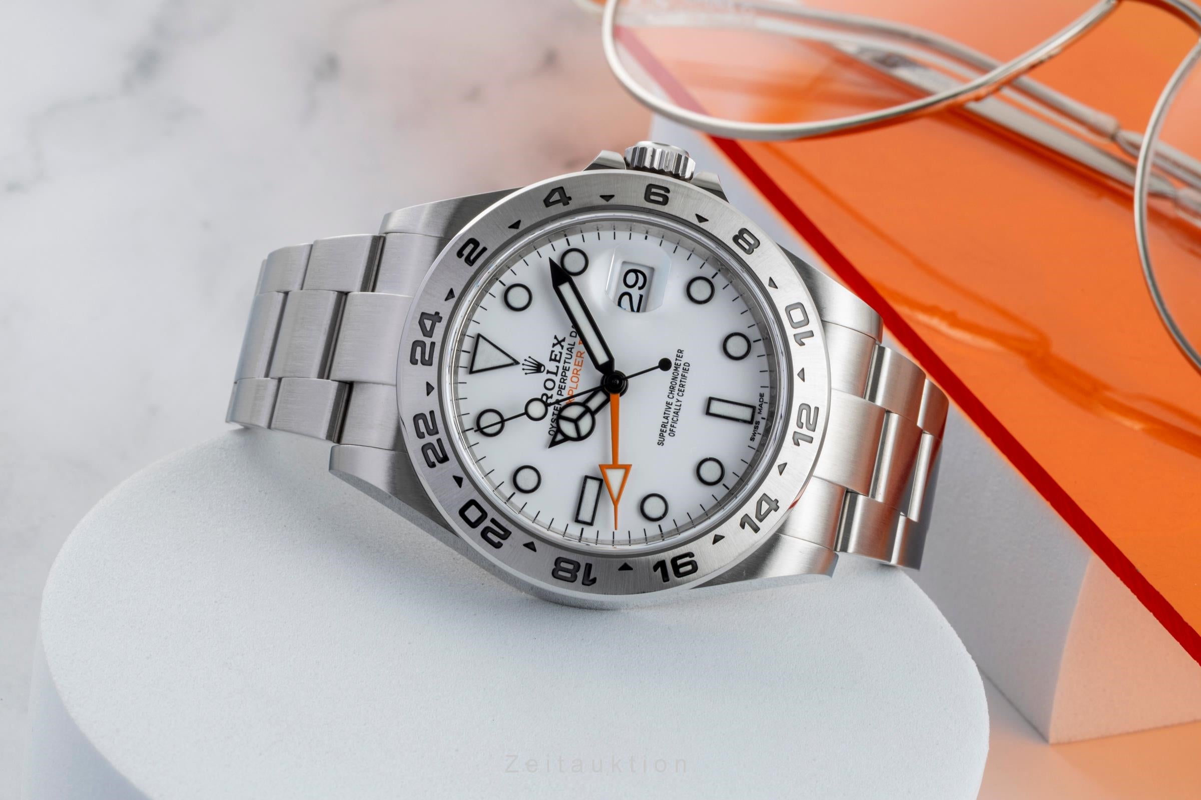 Rolex Explorer II steel automatic men's watch 216570  [2602866]