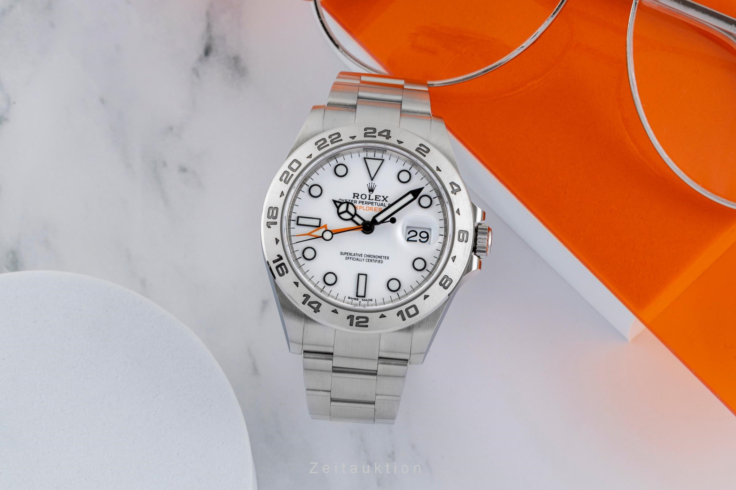 Rolex Explorer II steel automatic men's watch 216570  [2602866]