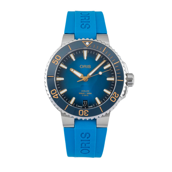 Oris Aquis Date acier automatique montre pour hommes 01 400 7769 4125-07 4 22 75FC LP: 3400EUR  [2602867]