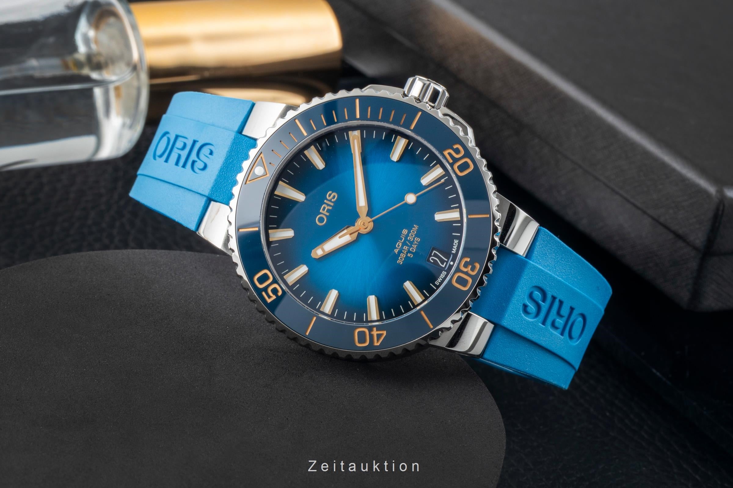Oris Aquis Date acier automatique montre pour hommes 01 400 7769 4125-07 4 22 75FC LP: 3400EUR  [2602867]