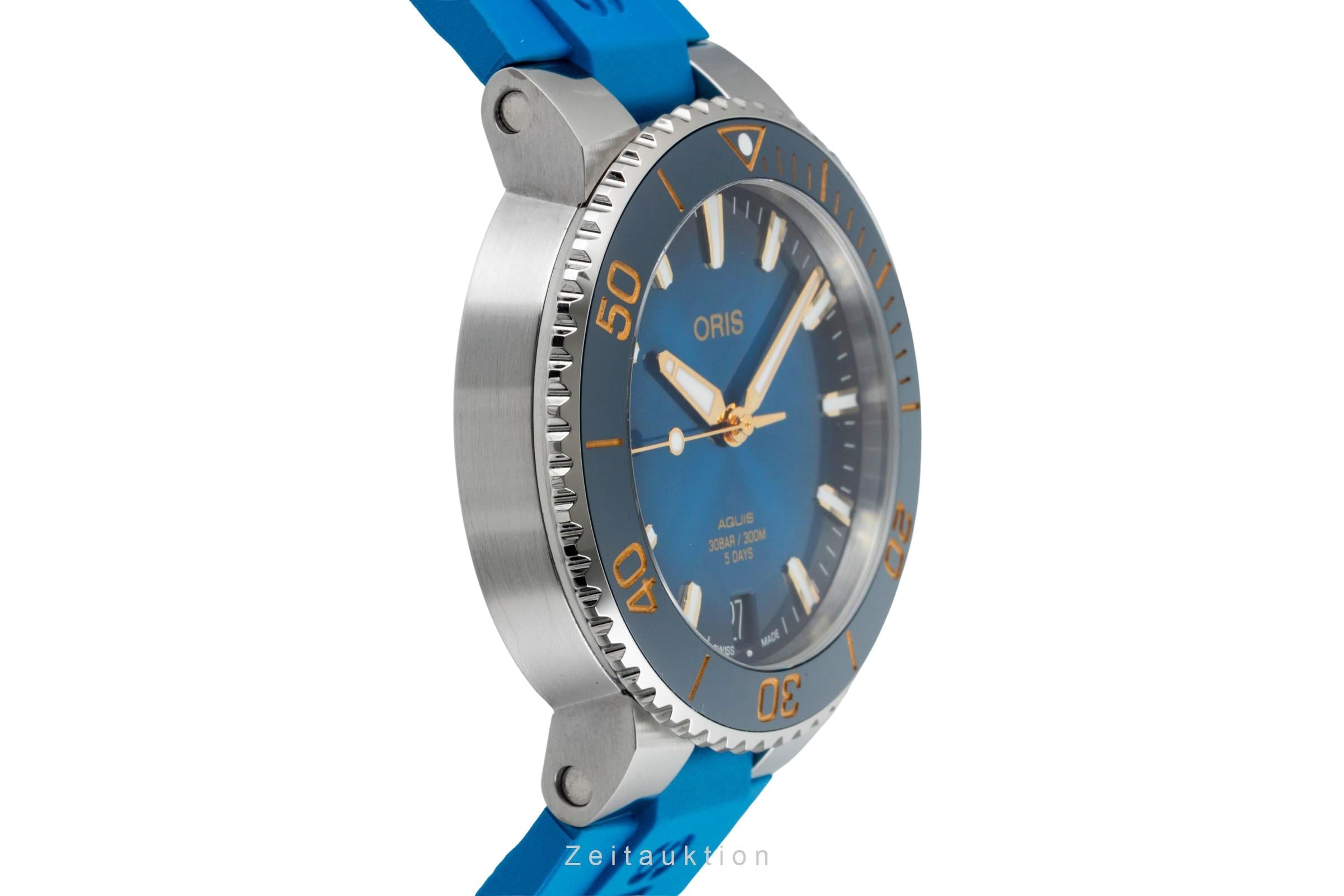 Oris Aquis Date acier automatique montre pour hommes 01 400 7769 4125-07 4 22 75FC LP: 3400EUR  [2602867]
