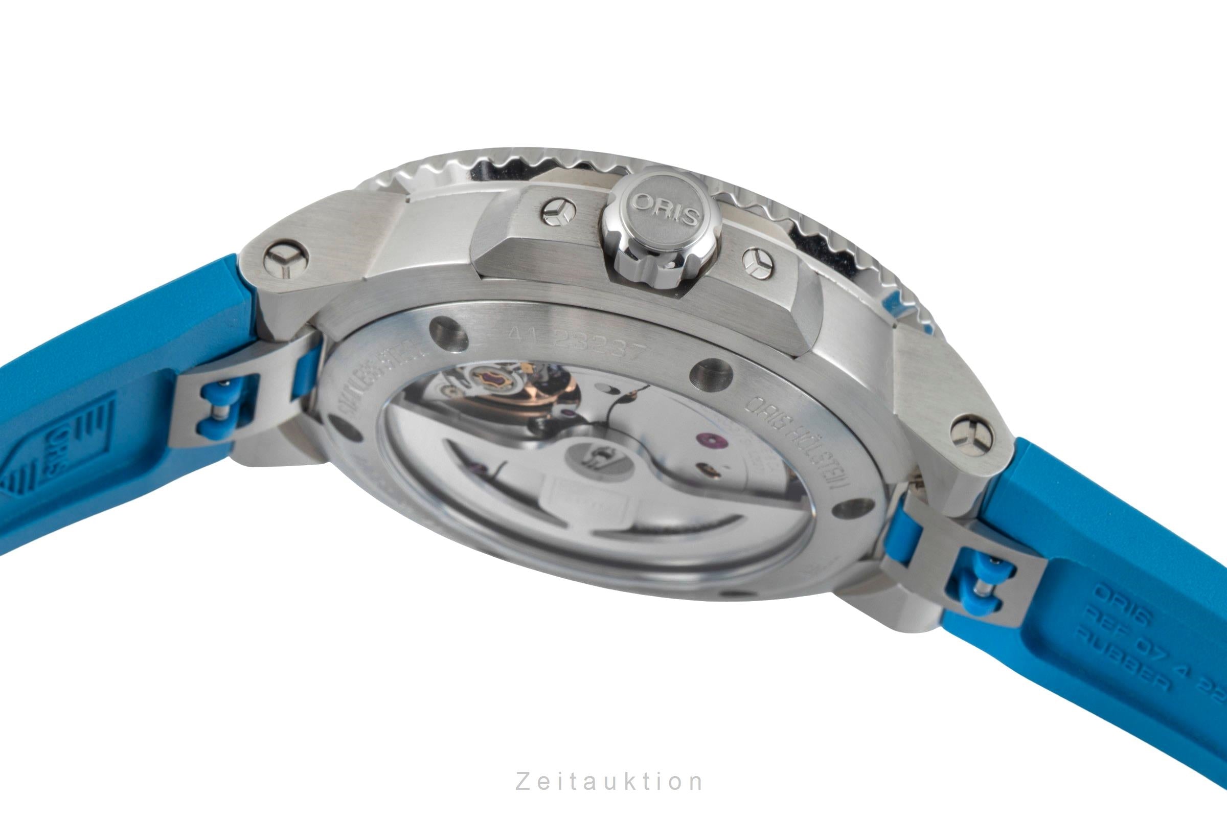 Oris Aquis Date acier automatique montre pour hommes 01 400 7769 4125-07 4 22 75FC LP: 3400EUR  [2602867]