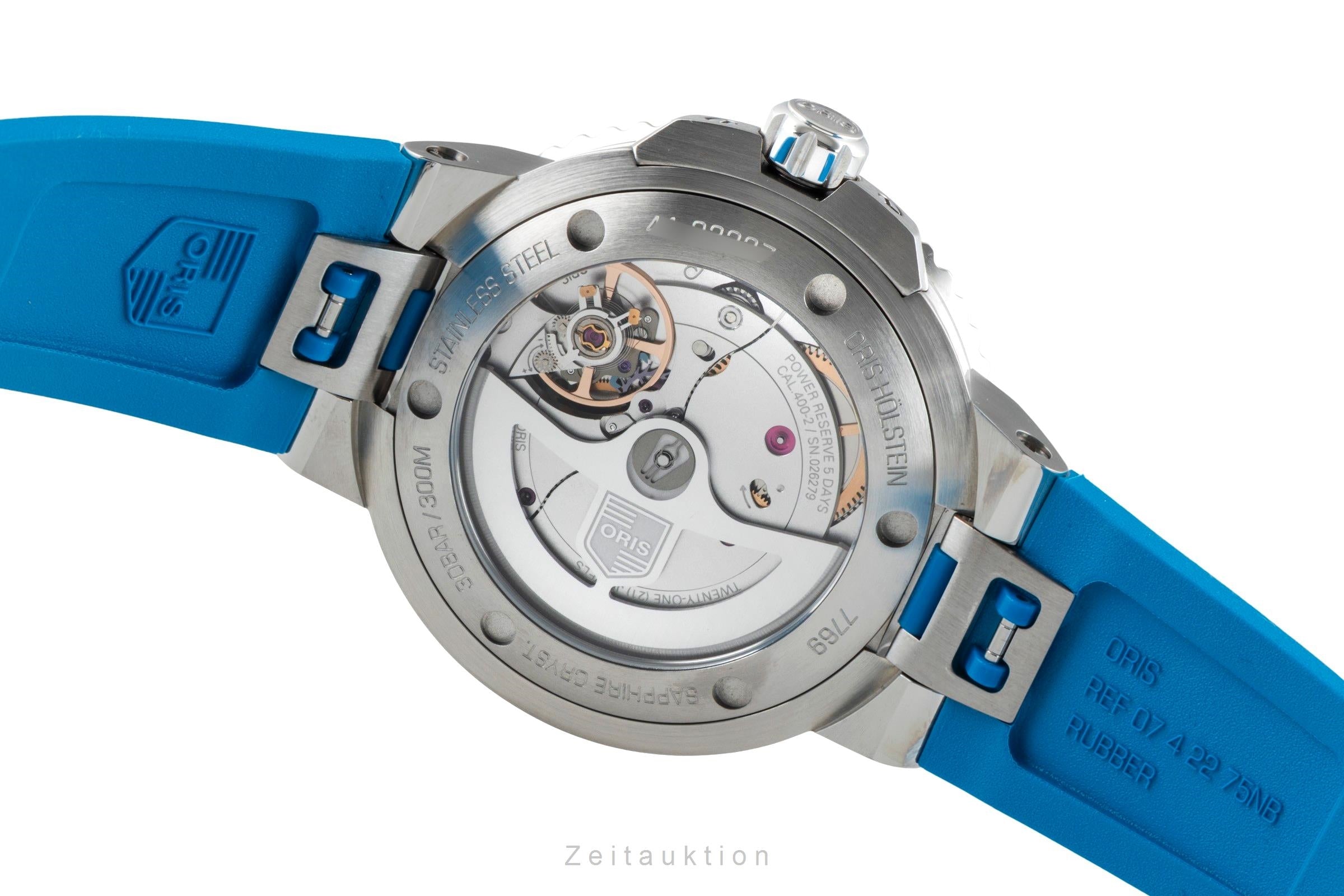 Oris Aquis Date acier automatique montre pour hommes 01 400 7769 4125-07 4 22 75FC LP: 3400EUR  [2602867]