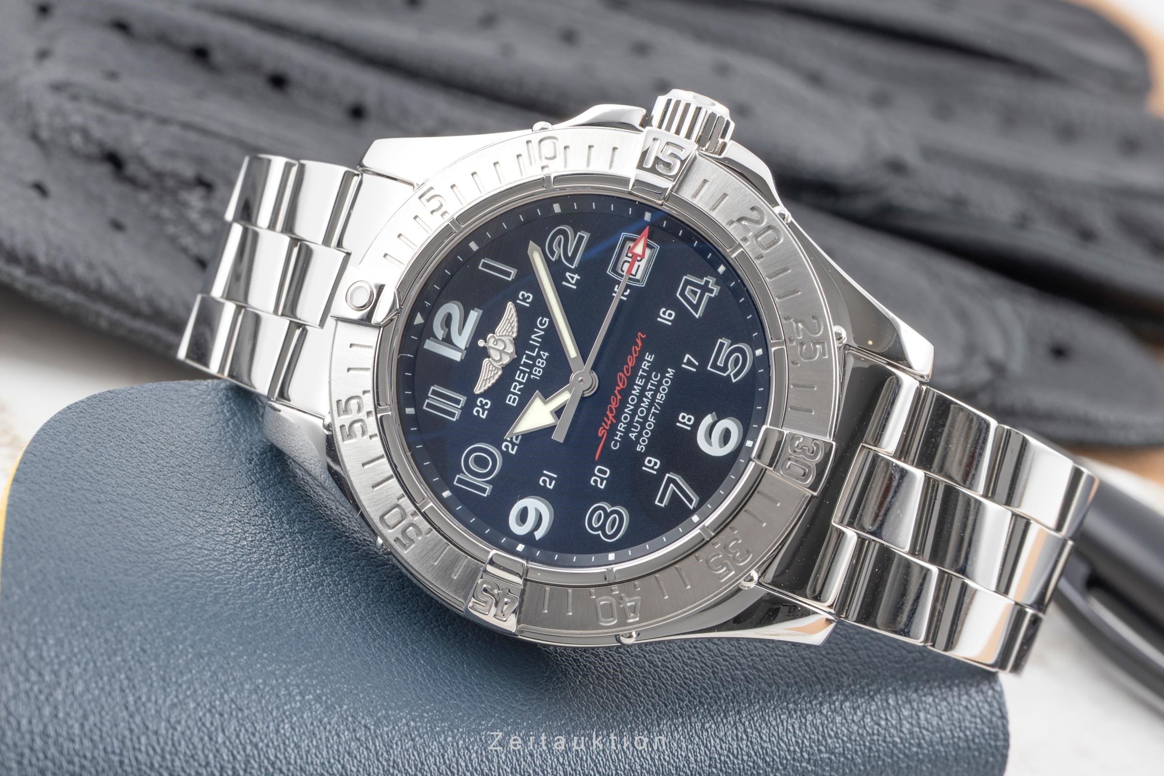 Breitling Superocean steel automatic men's watch A17360  [2602868]