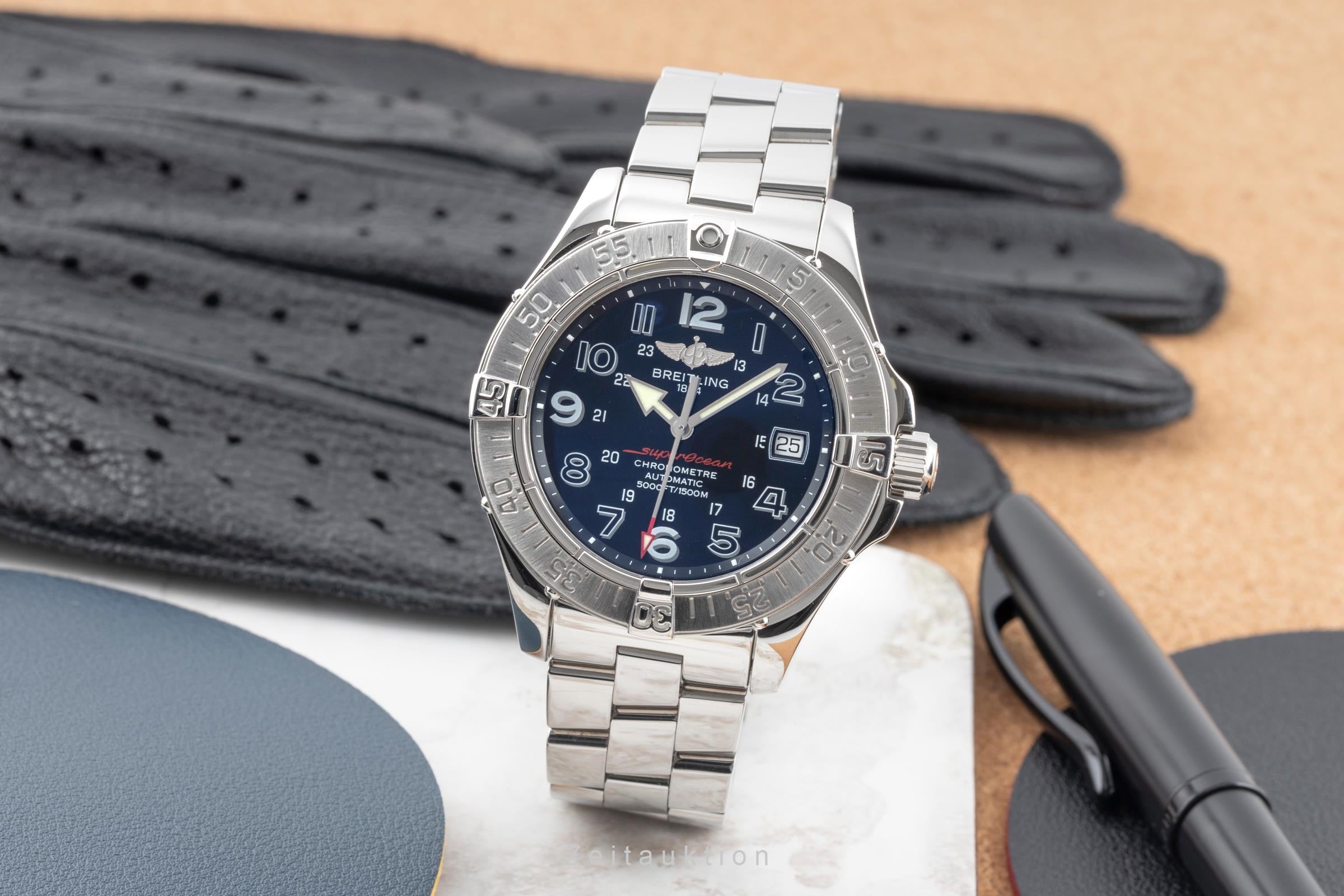 Breitling Superocean steel automatic men's watch A17360  [2602868]