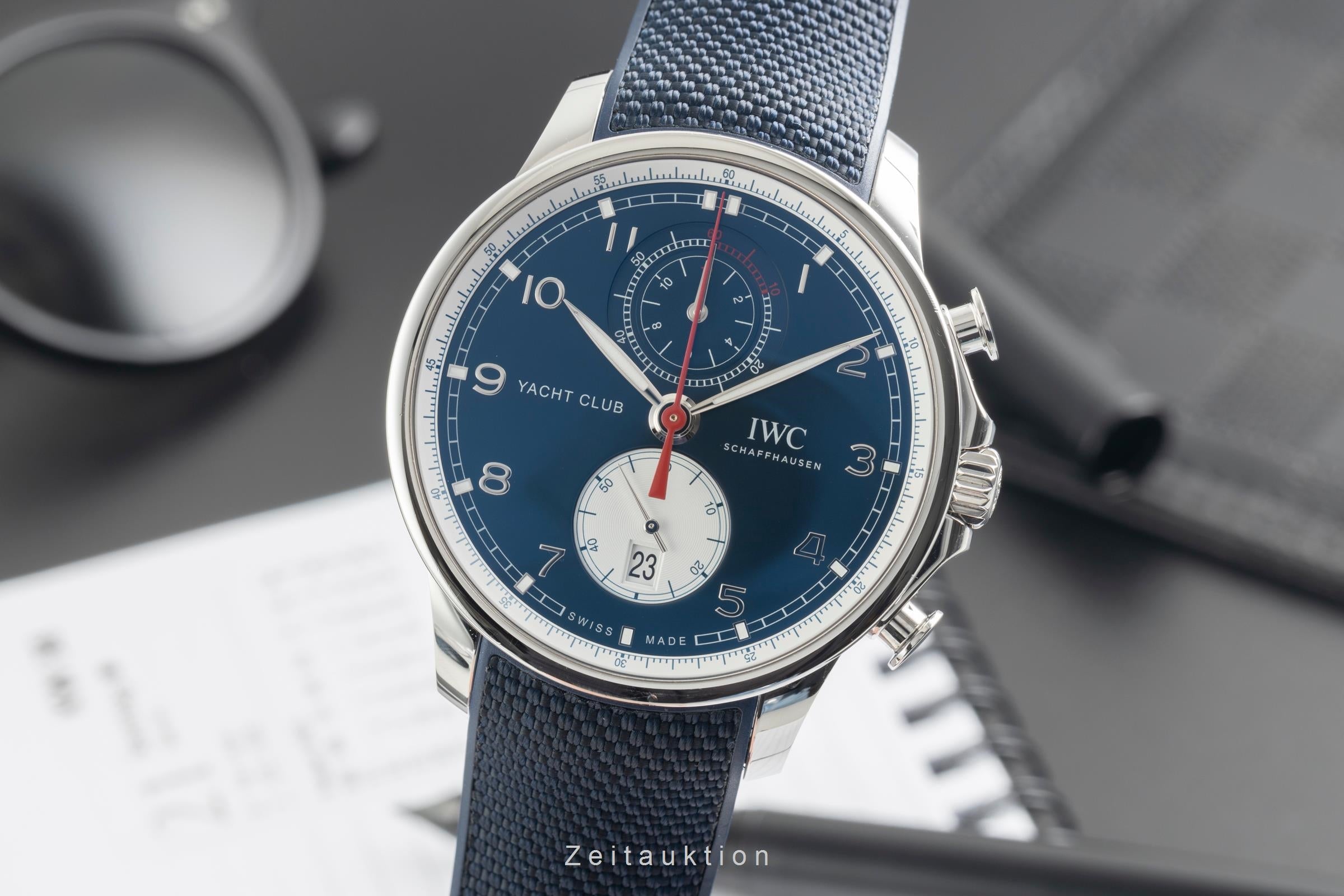 IWC Yachtclub chronograph steel automatic men's watch IW390704 LP: 12900EUR  [2602869]