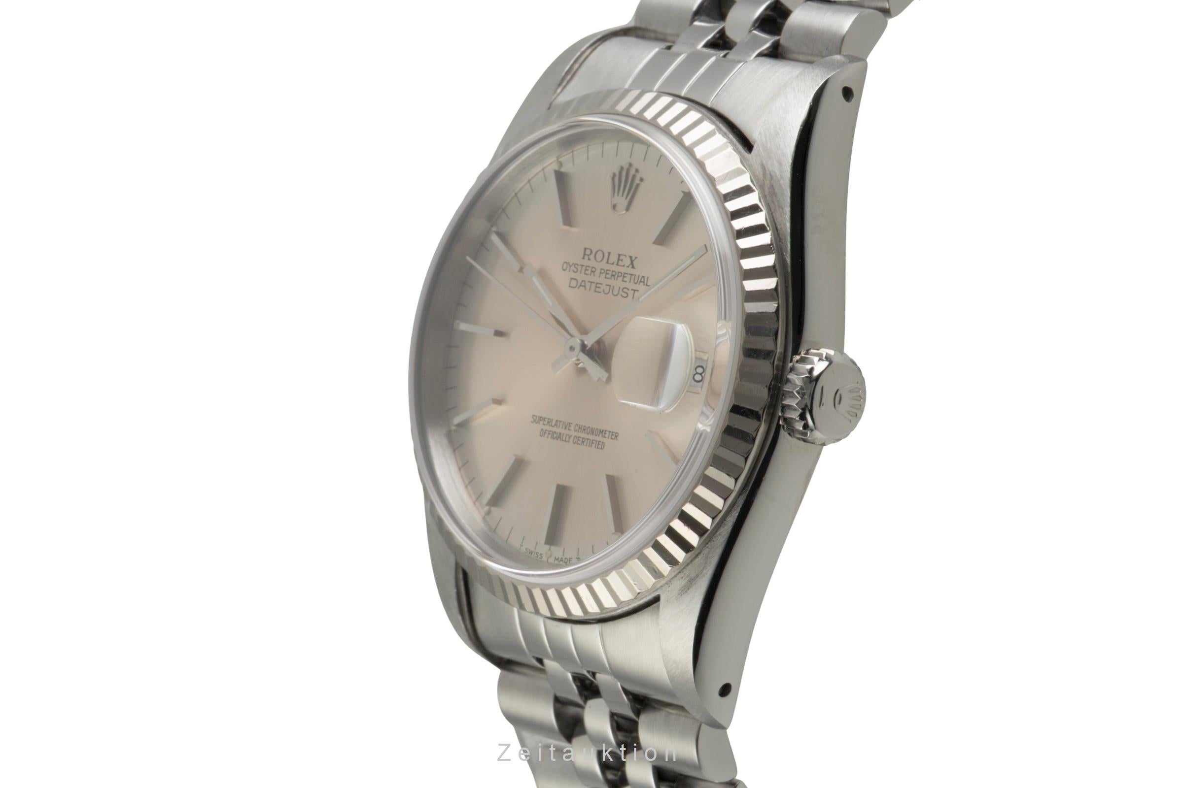 Rolex Datejust steel / white gold automatic men's watch 16234  [2602874]