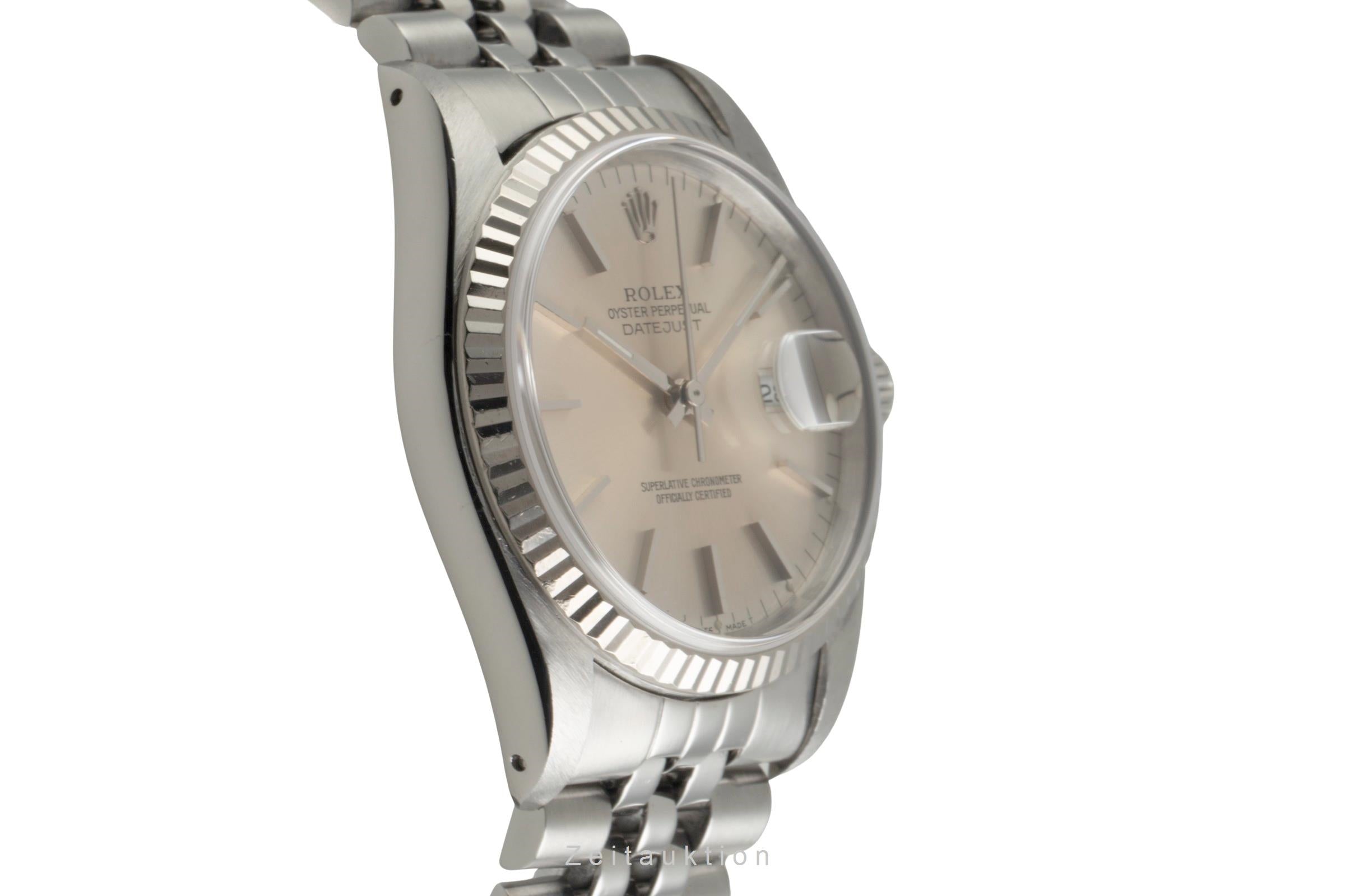 Rolex Datejust steel / white gold automatic men's watch 16234  [2602874]