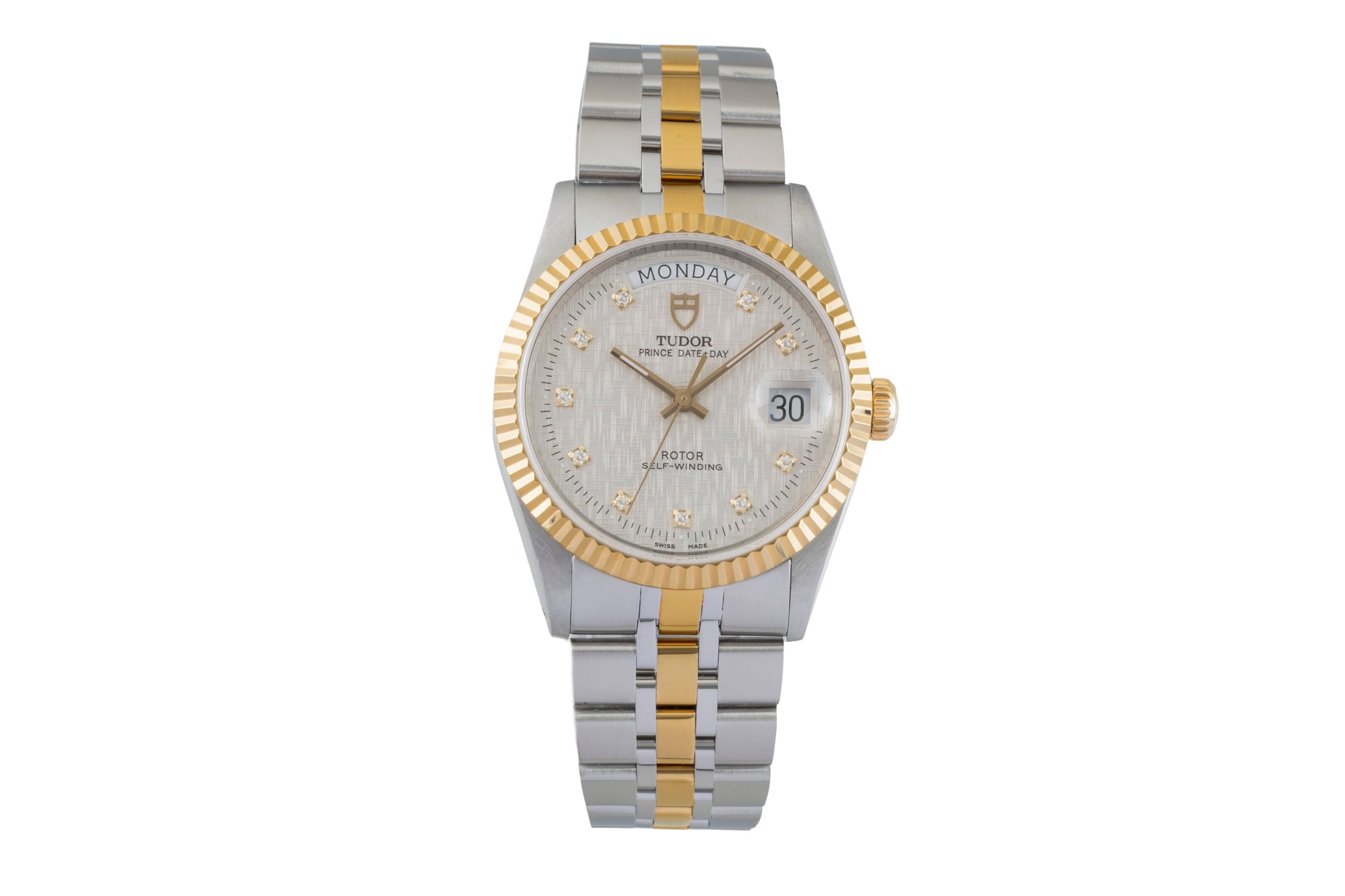 Tudor Oyster Prince Date Day Stahl Gold Automatik Herrenuhr Ref. 76213   [2602875]