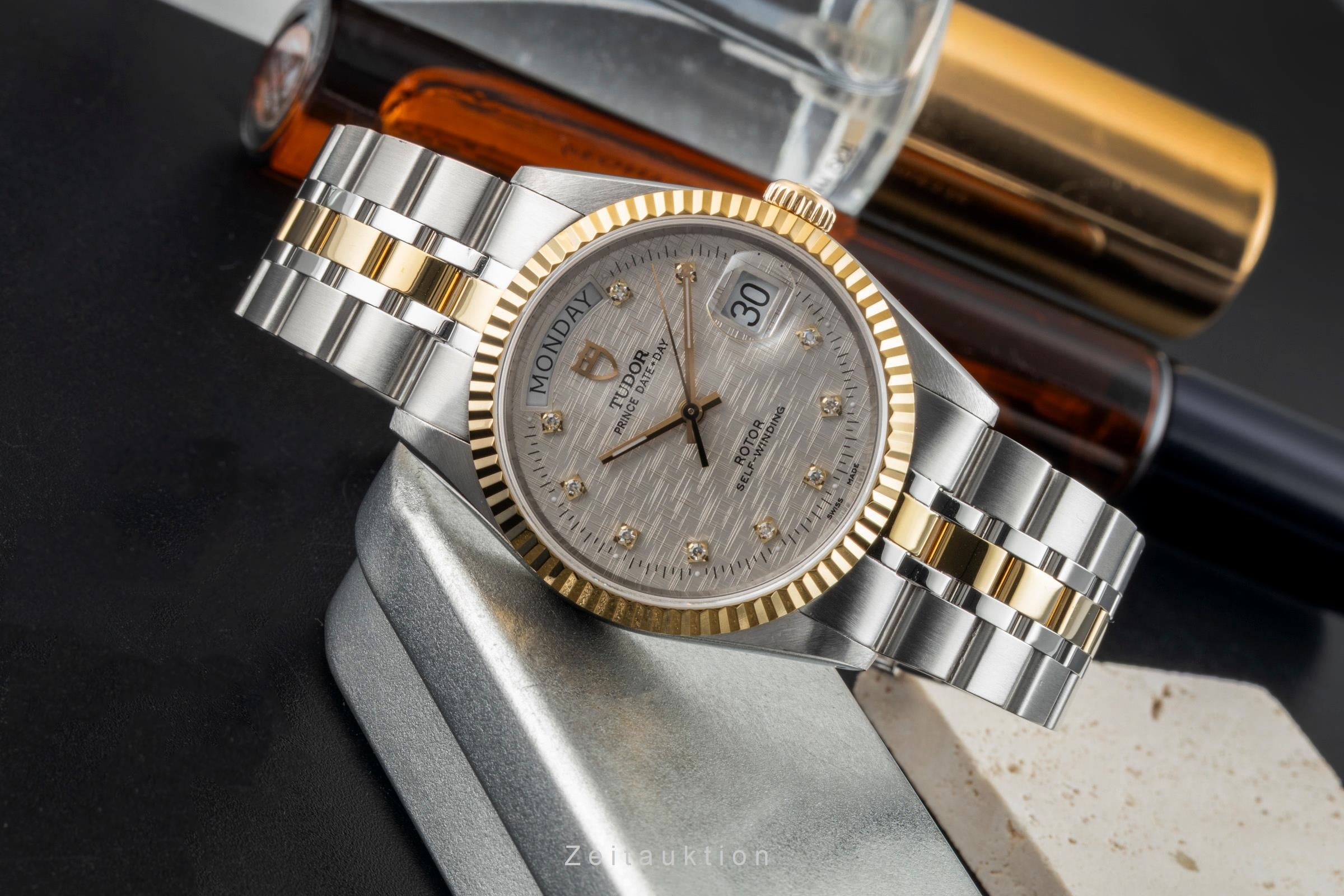 Tudor Date-Day acier / or  automatique montre pour hommes 76213  [2602875]