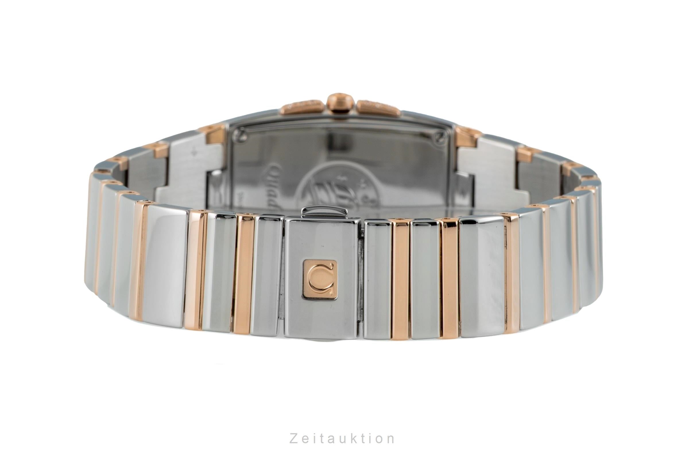 Omega Constellation acciaio / oro quarzo orologio da donna 1286.75.00  [2602881]