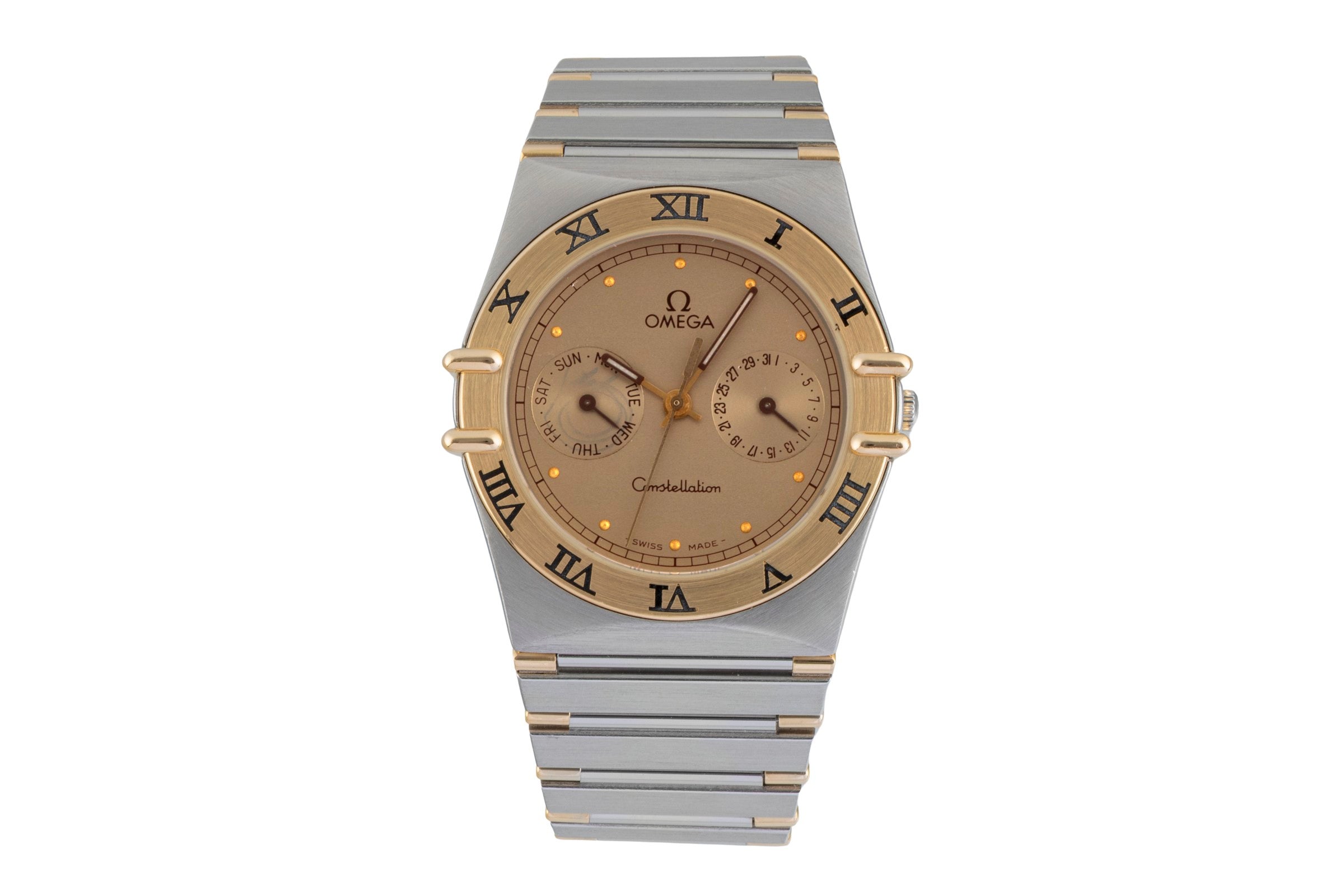 Omega Constellation steel / gold quartz men's watch 396.1070  396.1080  [2602882]