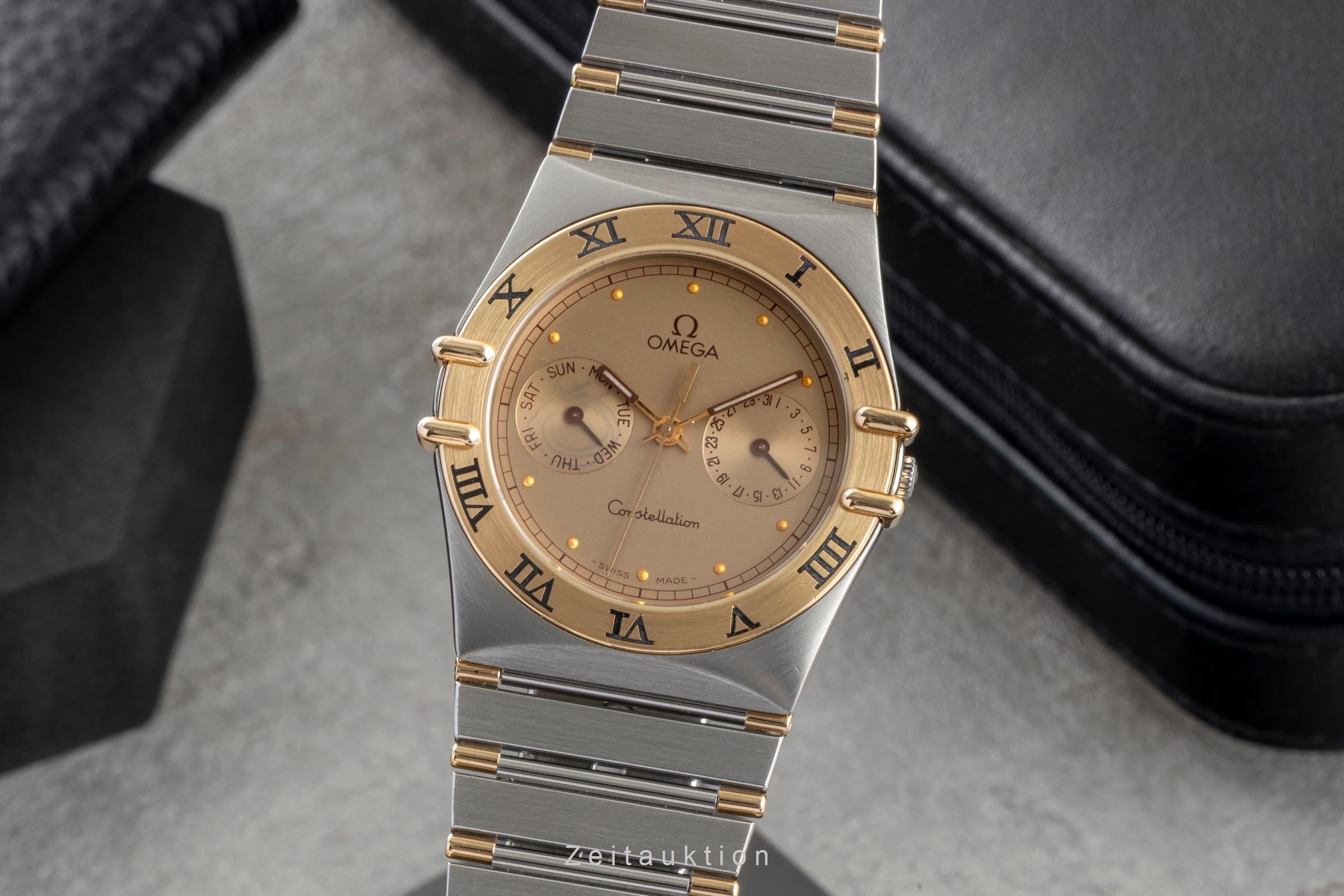Omega Constellation steel / gold quartz men's watch 396.1070  396.1080  [2602882]