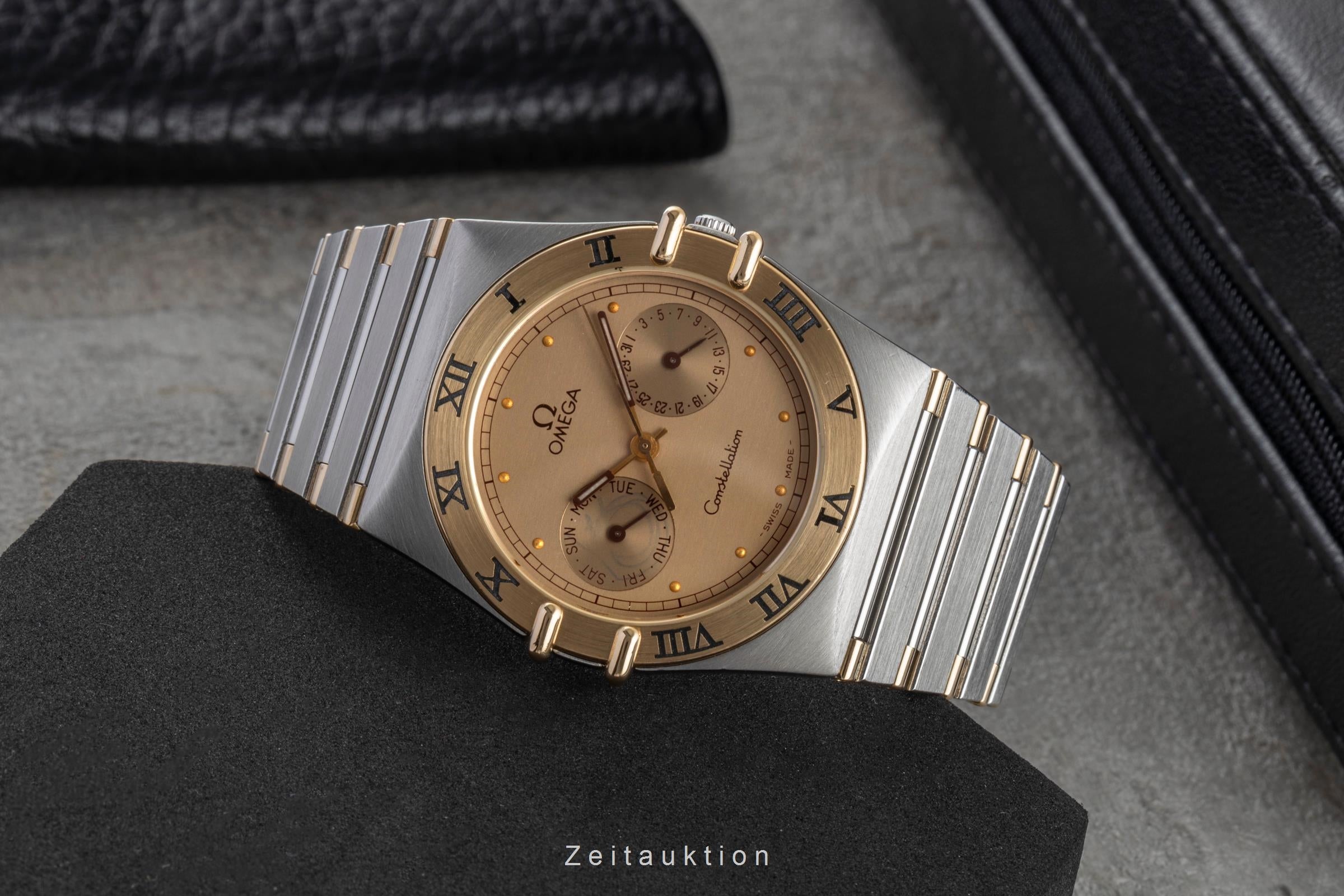 Omega Constellation steel / gold quartz men's watch 396.1070  396.1080  [2602882]