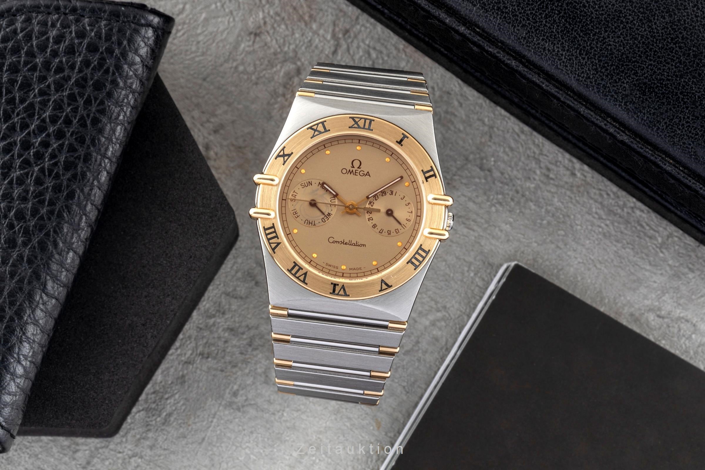 Omega Constellation steel / gold quartz men's watch 396.1070  396.1080  [2602882]