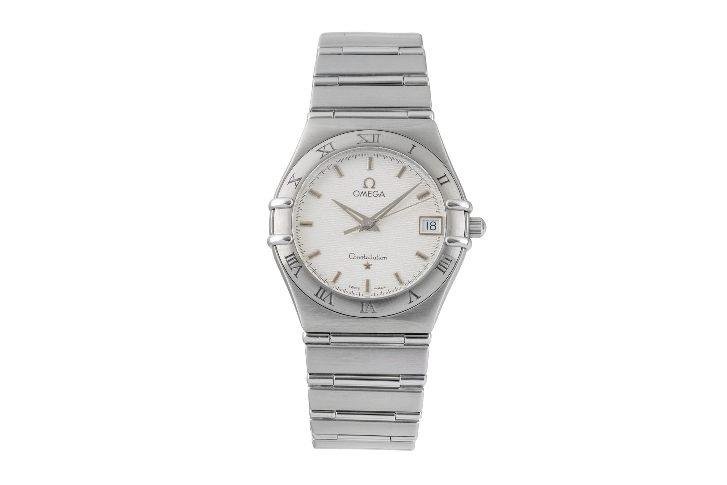 Omega Constellation steel quartz men's watch 1512.30.00  [2602883]