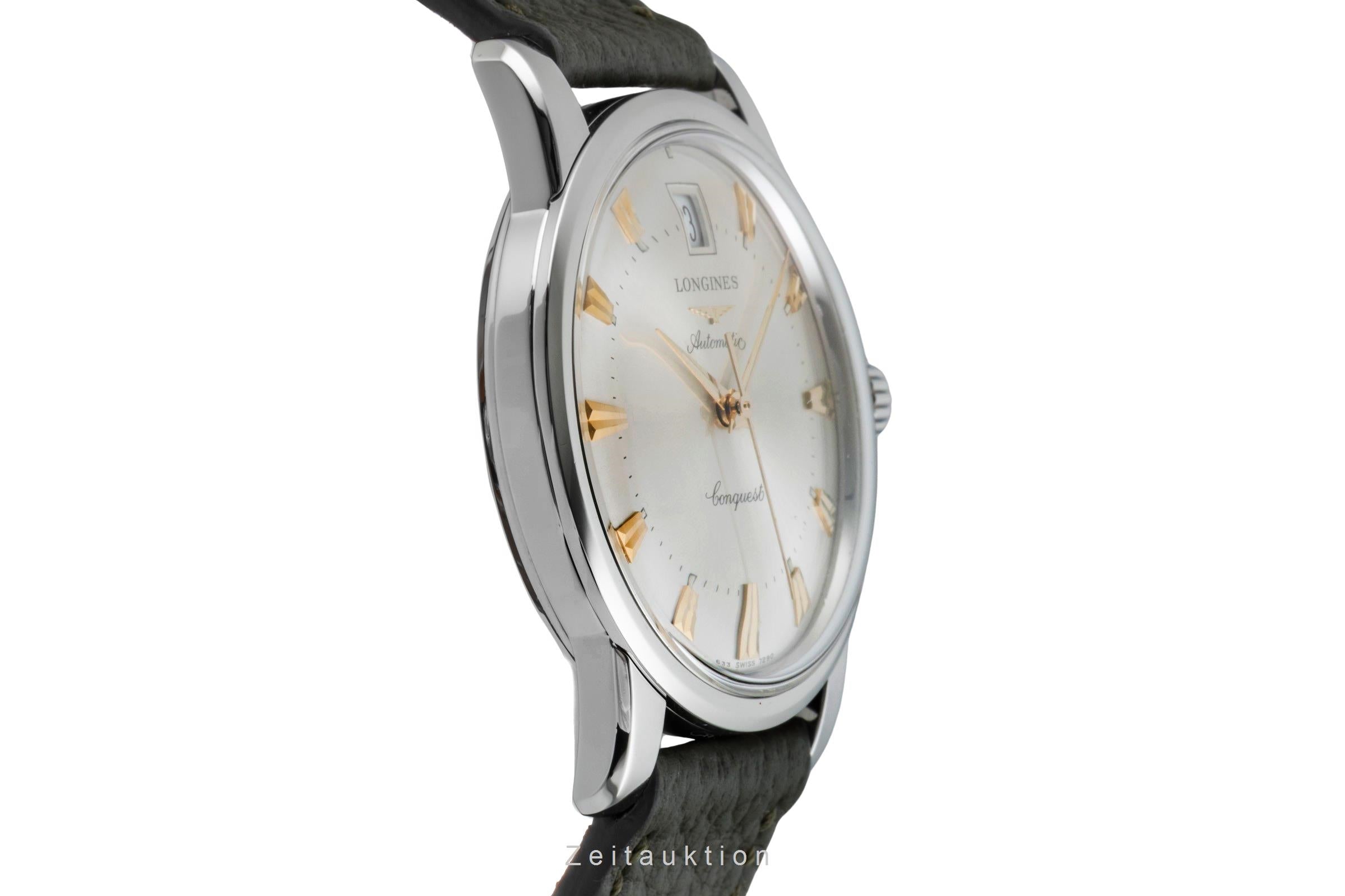 Longines Conquest steel automatic men's watch L1.611.4  [2602884]