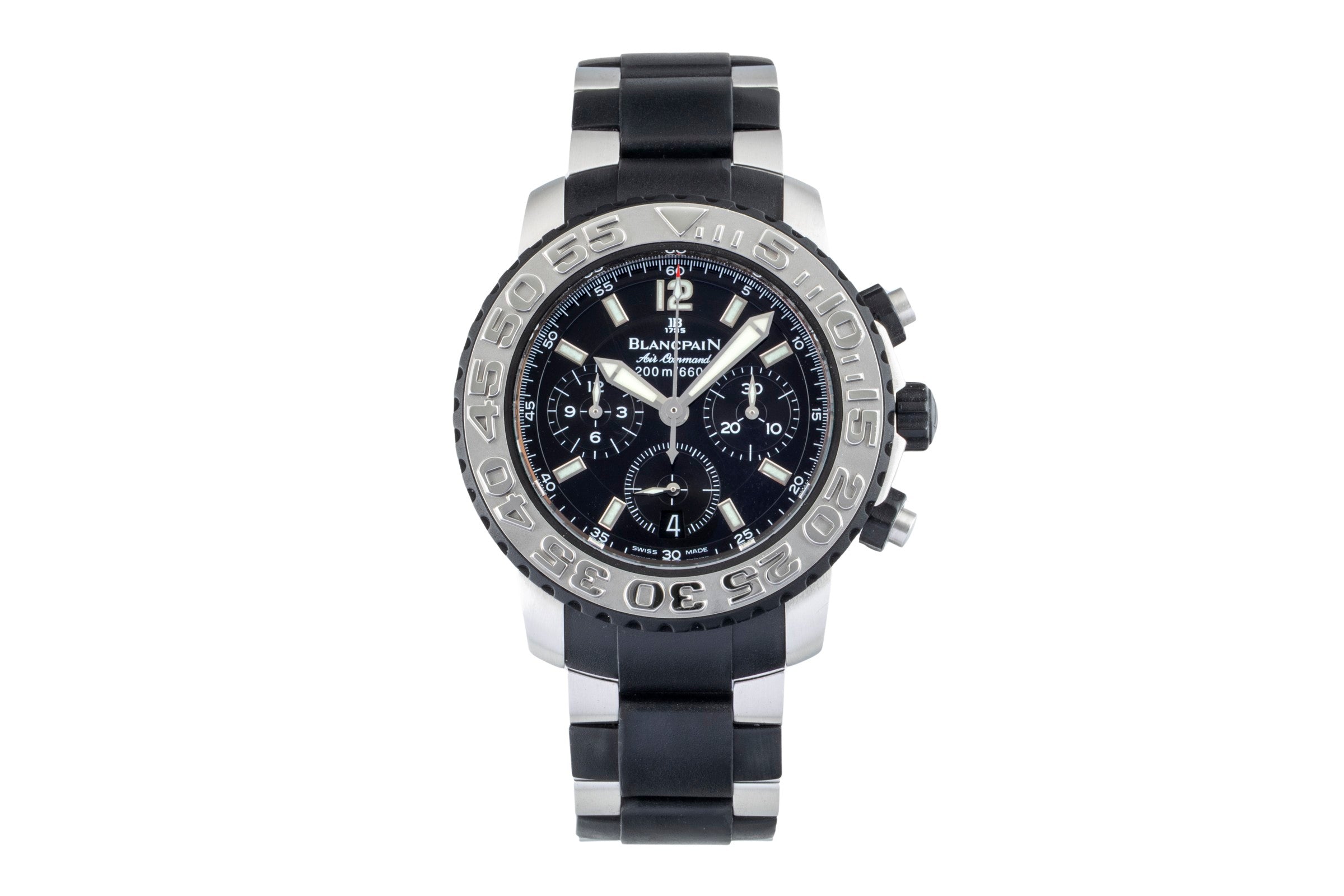 Blancpain Air Command chronograph steel automatic men's watch 2285F-6530-66  [2602887]