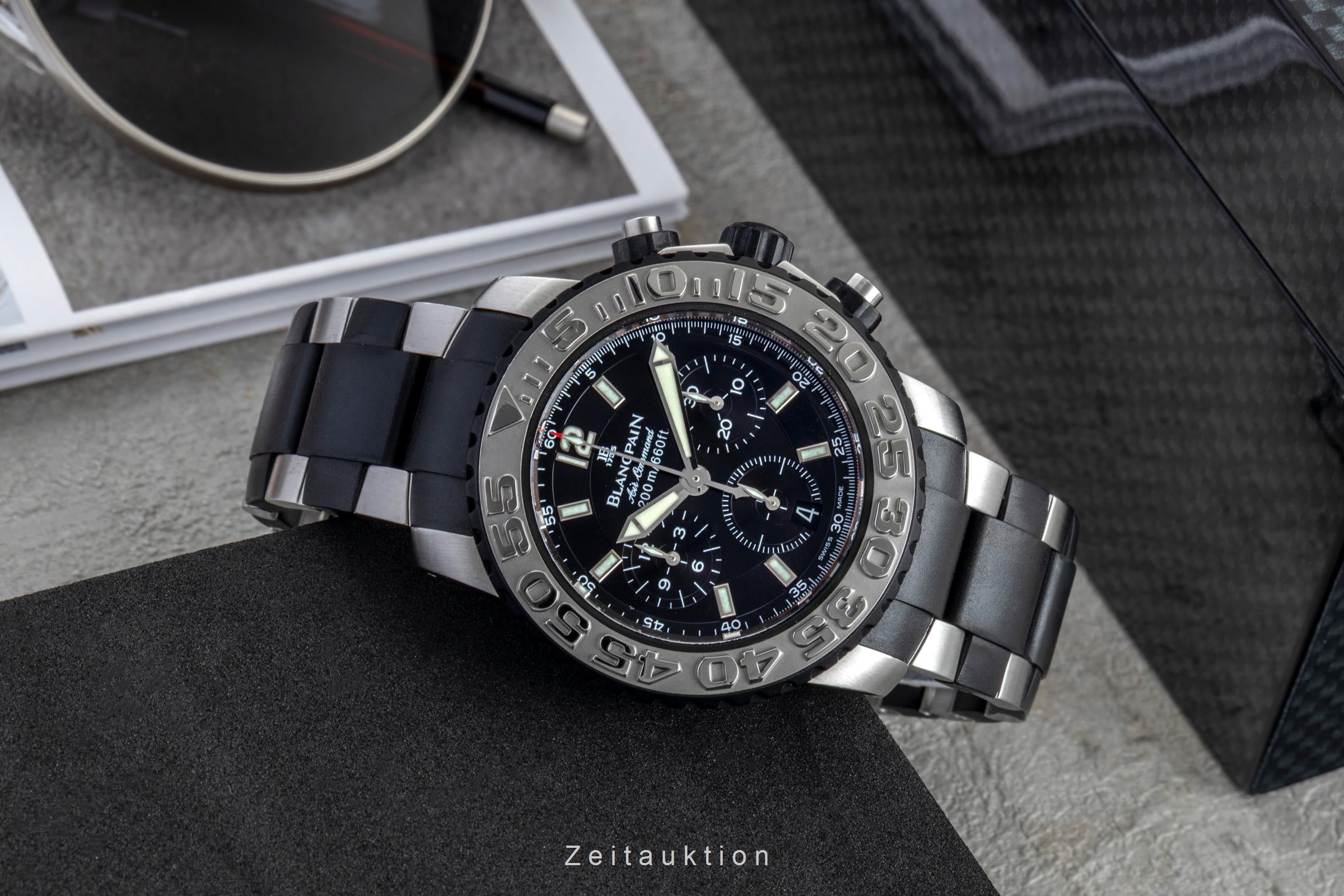 Blancpain Air Command cronógrafo acero automático reloj para caballeros 2285F-6530-66  [2602887]