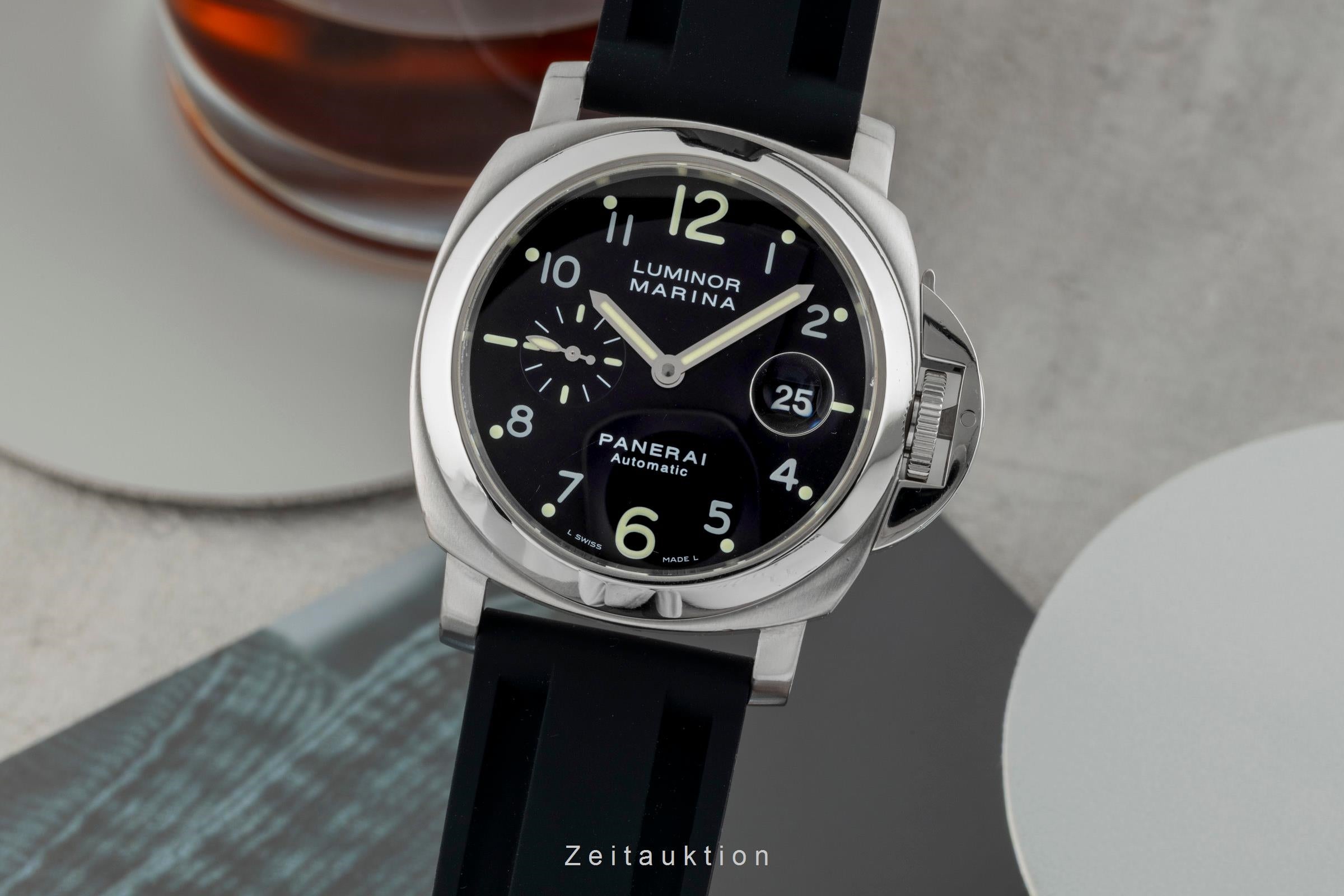 Panerai Luminor Marina steel automatic men's watch PAM00164 LP: 8900EUR  [2602889]