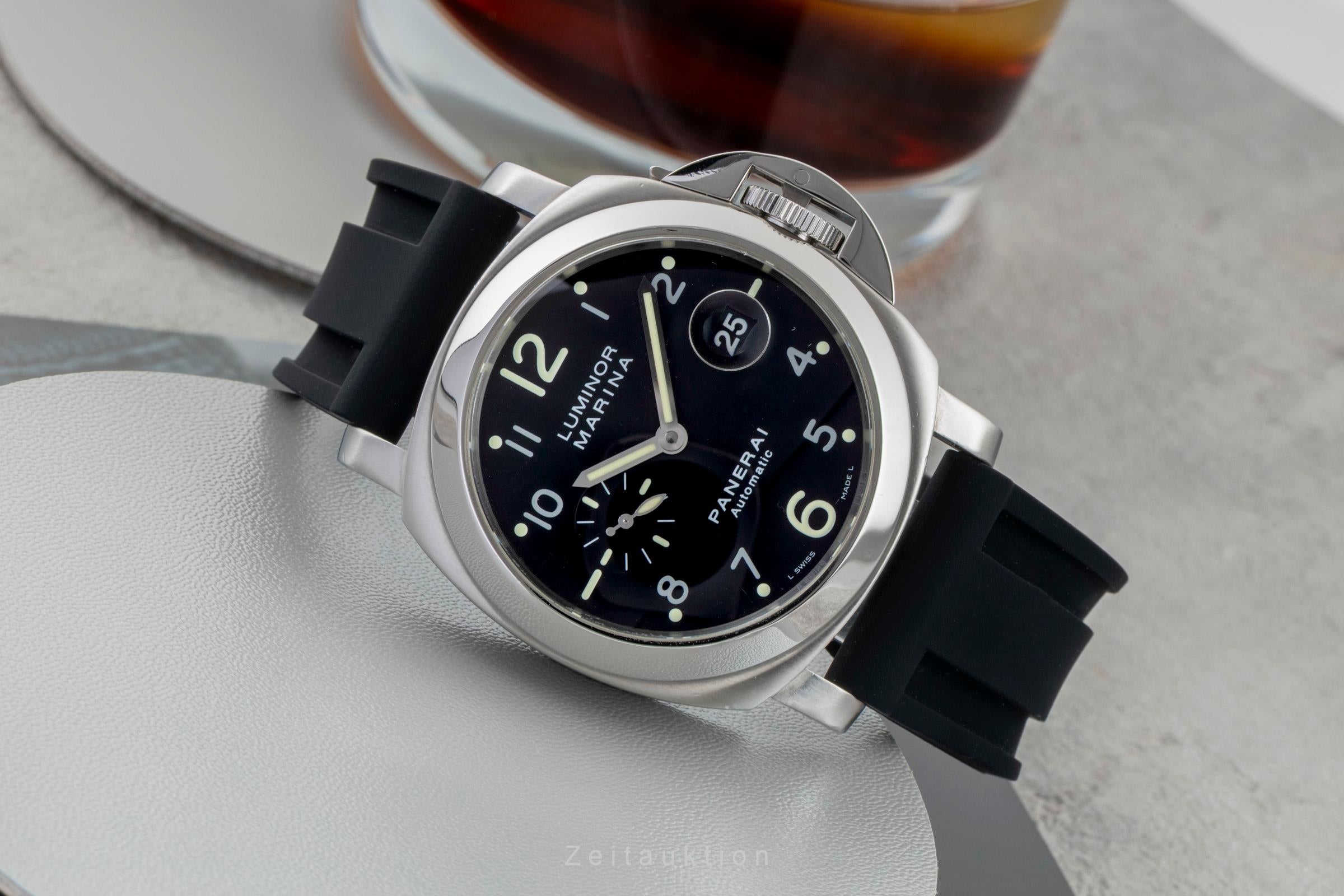Panerai Luminor Marina steel automatic men's watch PAM00164 LP: 8900EUR  [2602889]