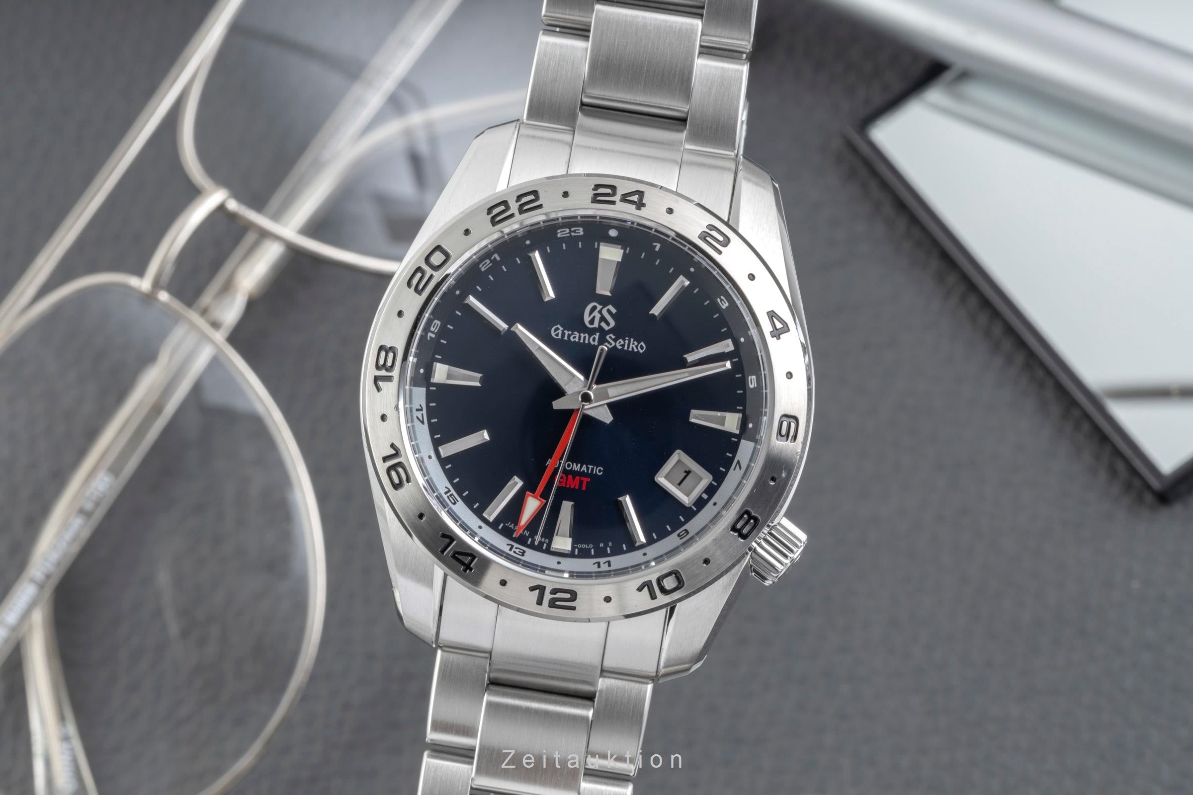 Grand Seiko Sport Collection GMT steel automatic men's watch SBGM245  [2602891]