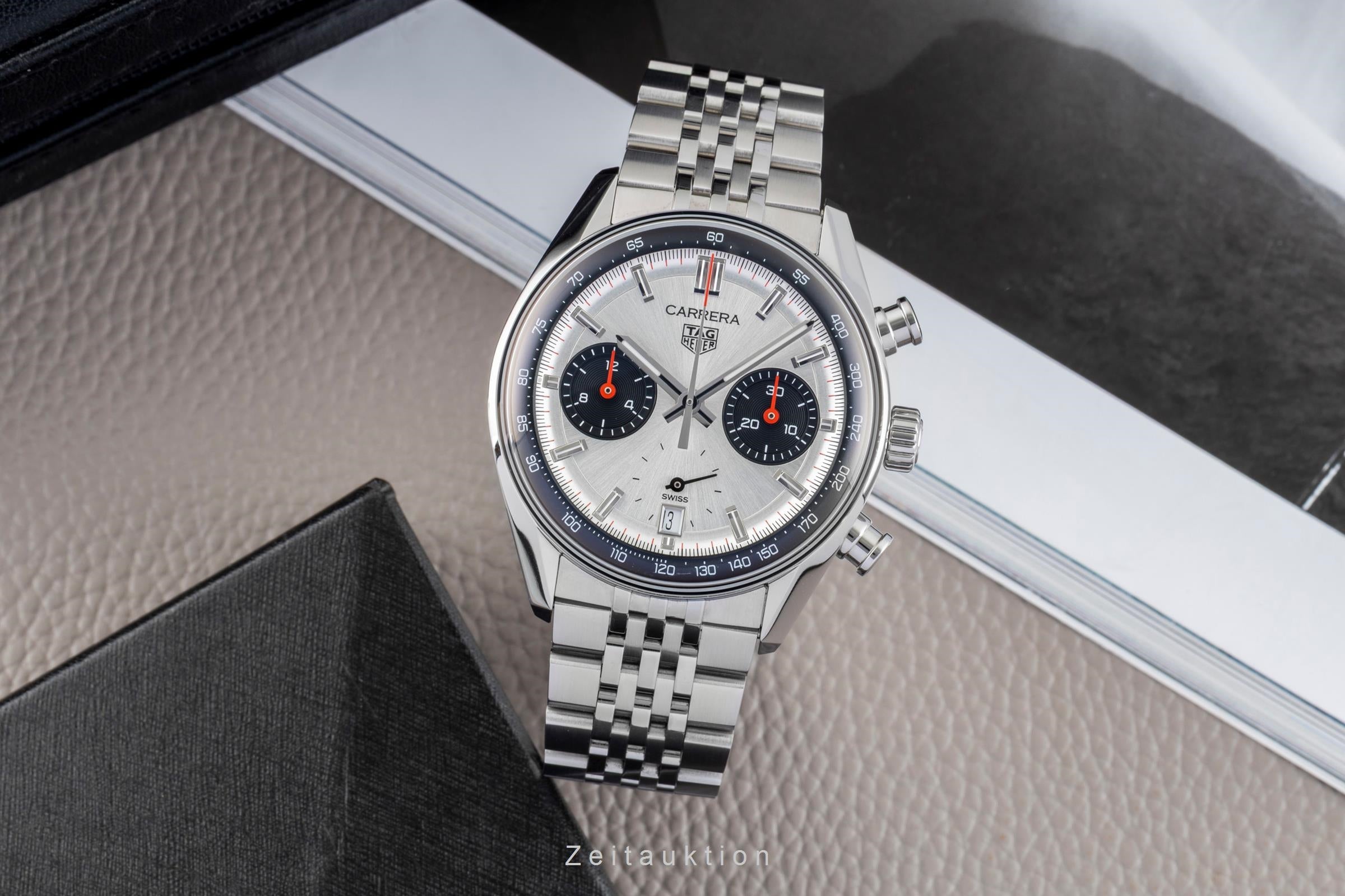 Tag Heuer Carrera chronograph steel automatic men's watch CBS2216.BA0048 LP: 7500EUR  [2602892]