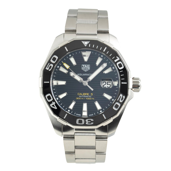 Tag Heuer Aquaracer acciaio automatismo orologio da uomo WAY201A-BA0927  [2602893]