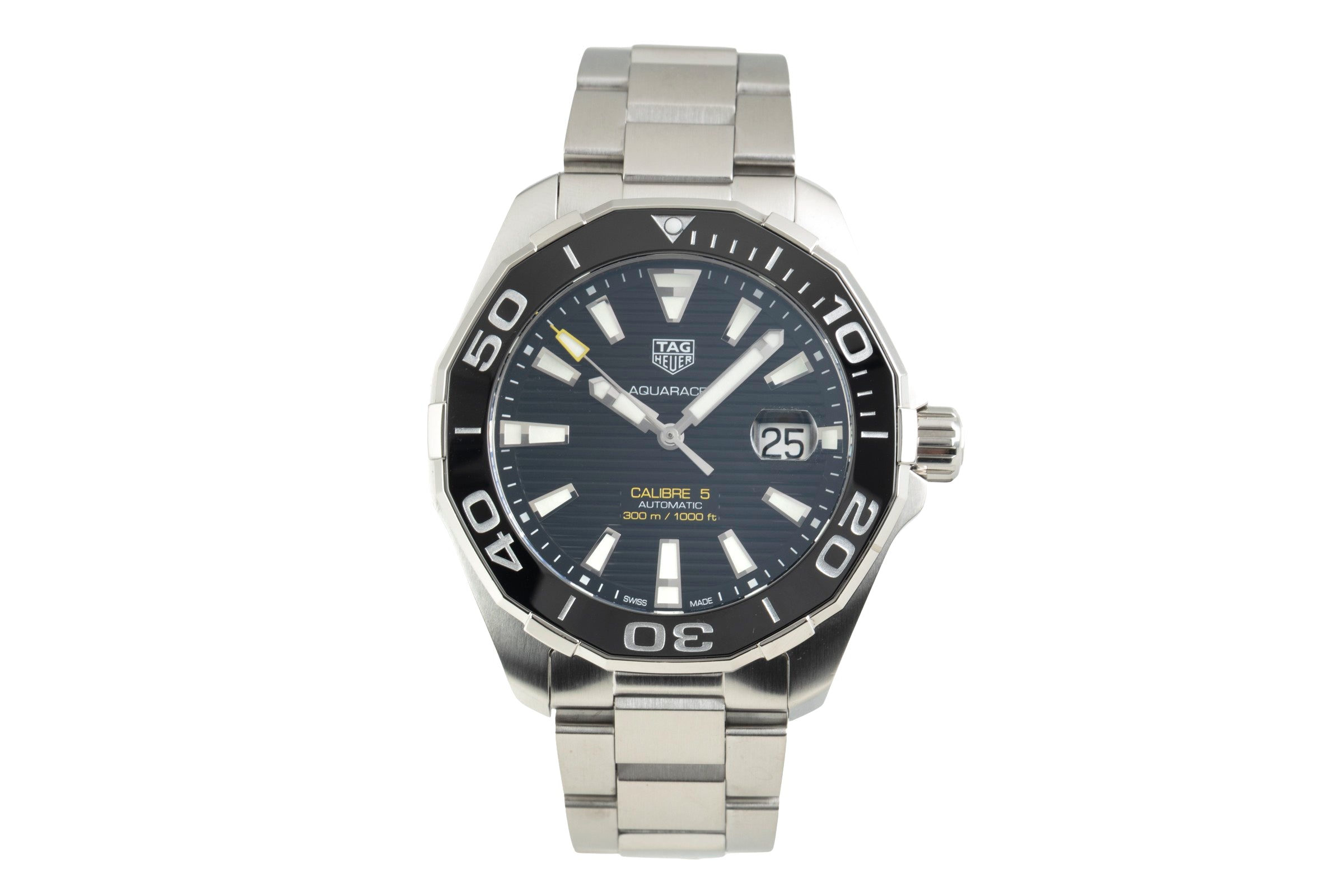 Tag Heuer Aquaracer acciaio automatismo orologio da uomo WAY201A-BA0927  [2602893]