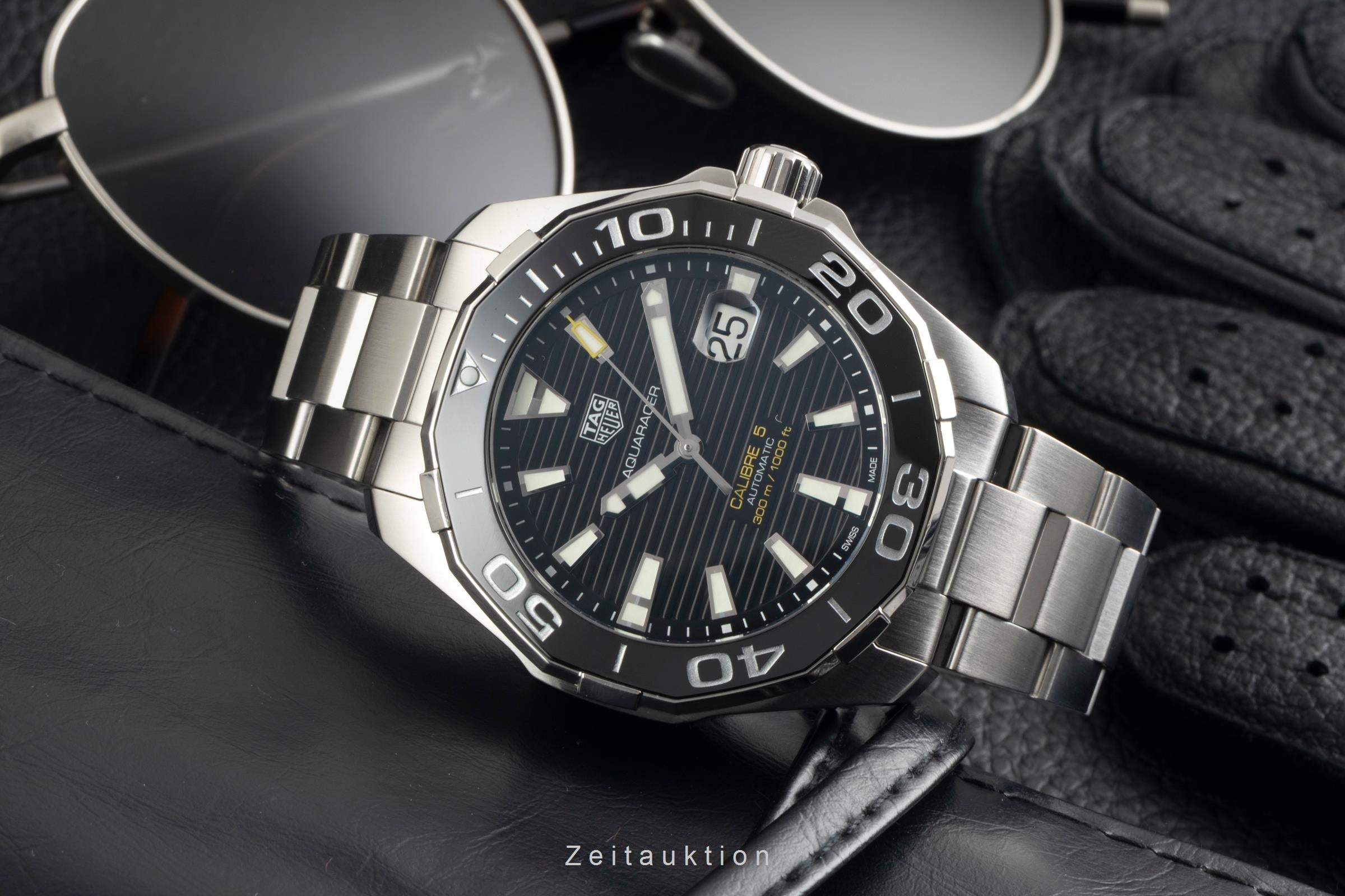 Tag Heuer Aquaracer acciaio automatismo orologio da uomo WAY201A-BA0927  [2602893]