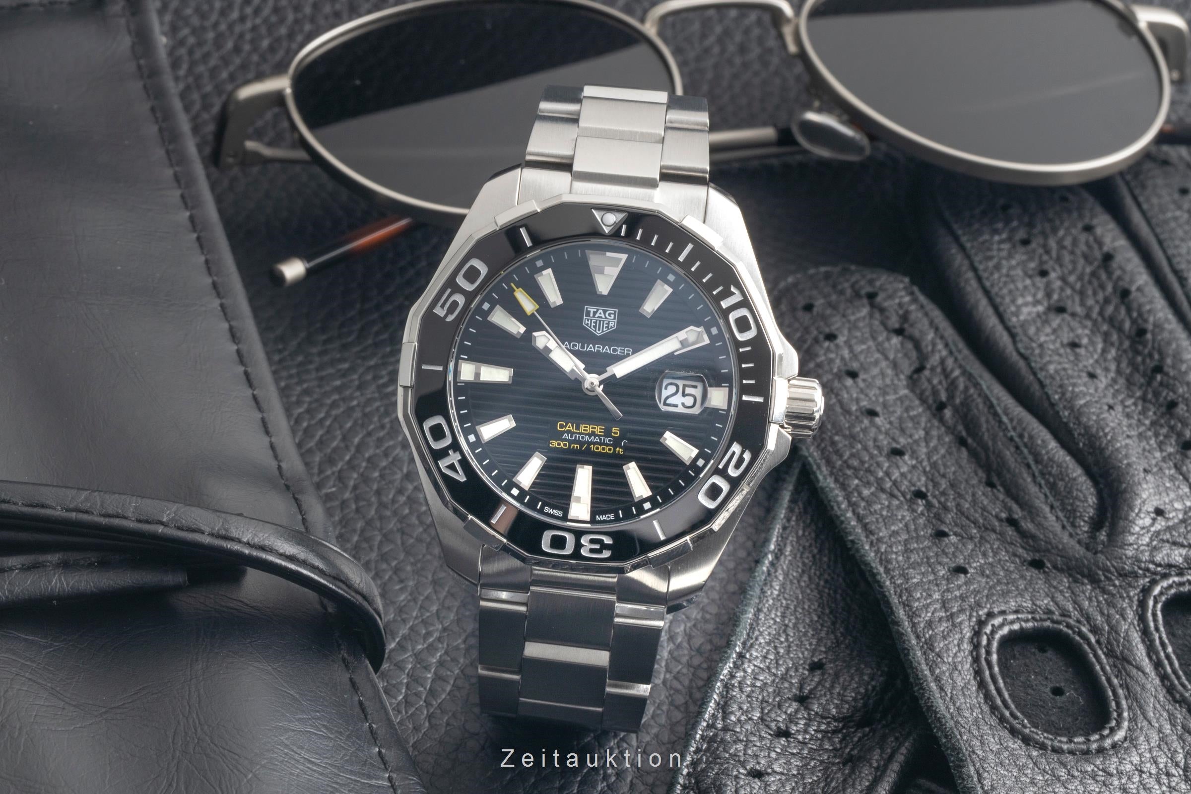 Tag Heuer Aquaracer acciaio automatismo orologio da uomo WAY201A-BA0927  [2602893]