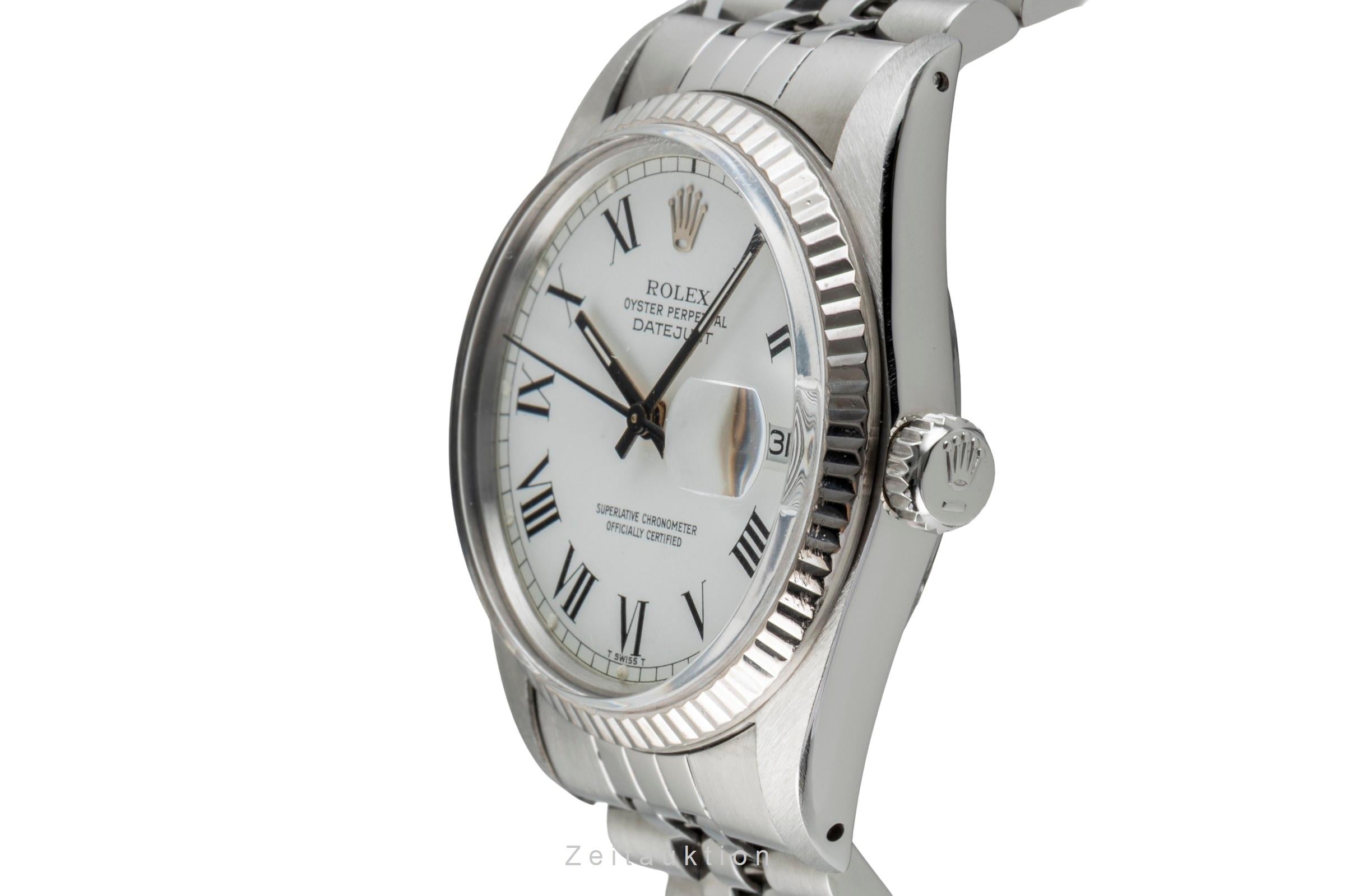Rolex Datejust steel / white gold automatic men's watch 16014 Vintage  [2602899]