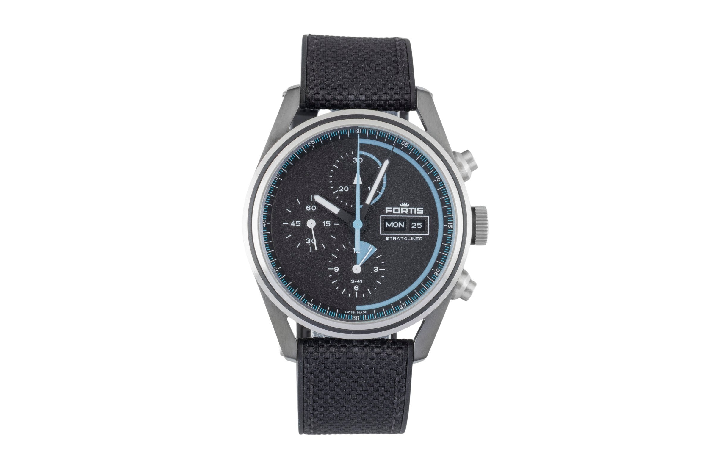 Fortis Stratoliner cronografo acciaio automatismo orologio da uomo F2340018 LP: 5150EUR  [2602900]