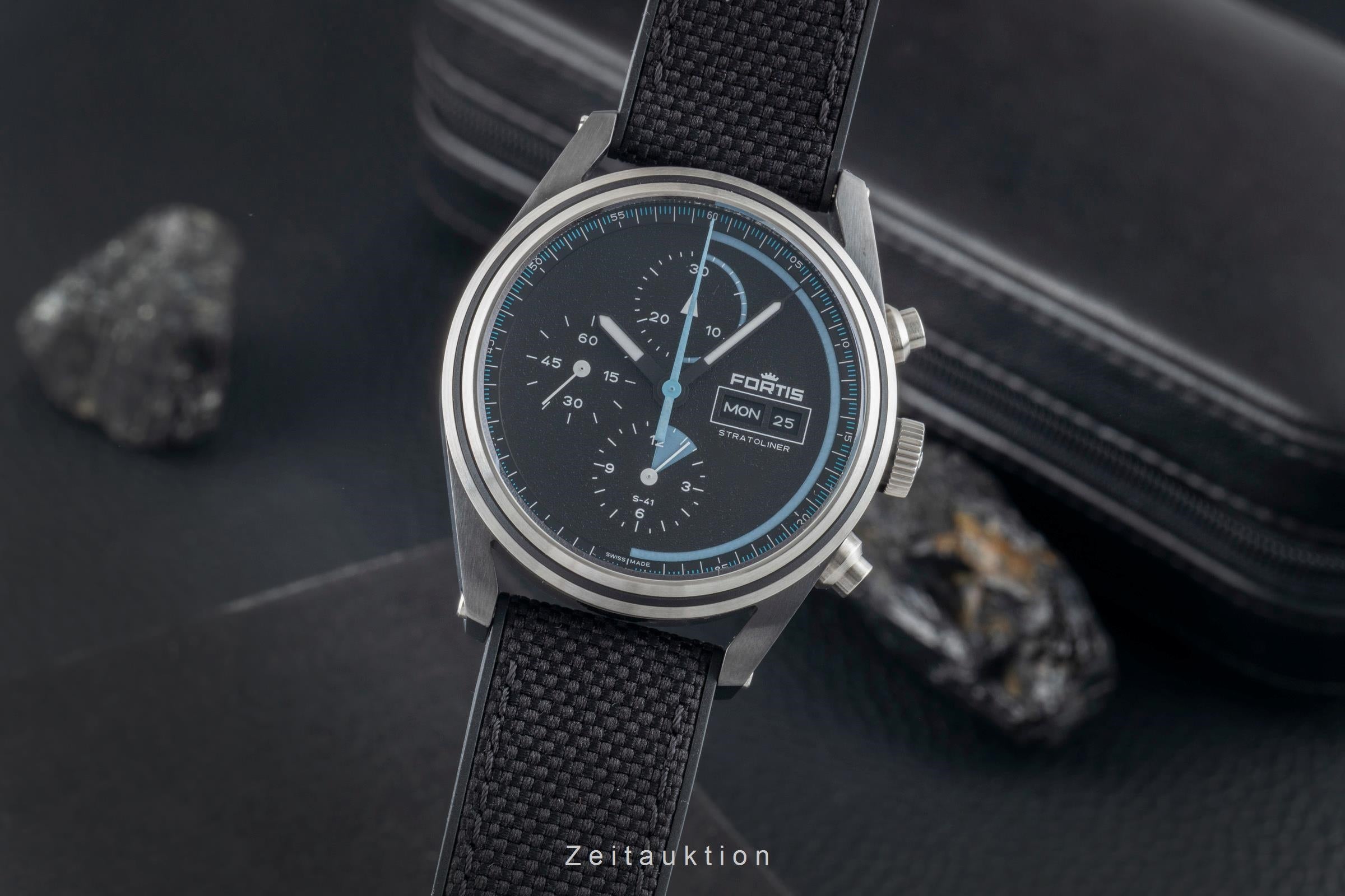 Fortis Stratoliner cronografo acciaio automatismo orologio da uomo F2340018 LP: 5150EUR  [2602900]