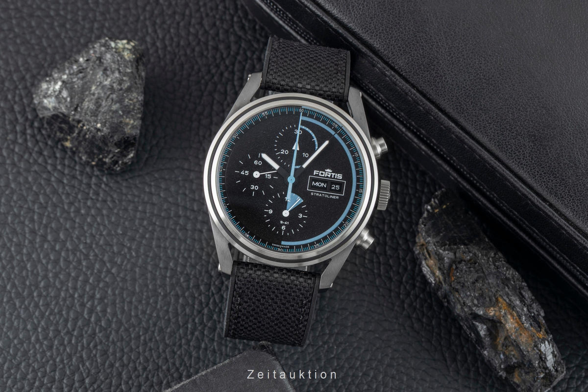 Fortis Stratoliner cronógrafo acero automático reloj para caballeros F2340018 LP: 5150EUR  [2602900]