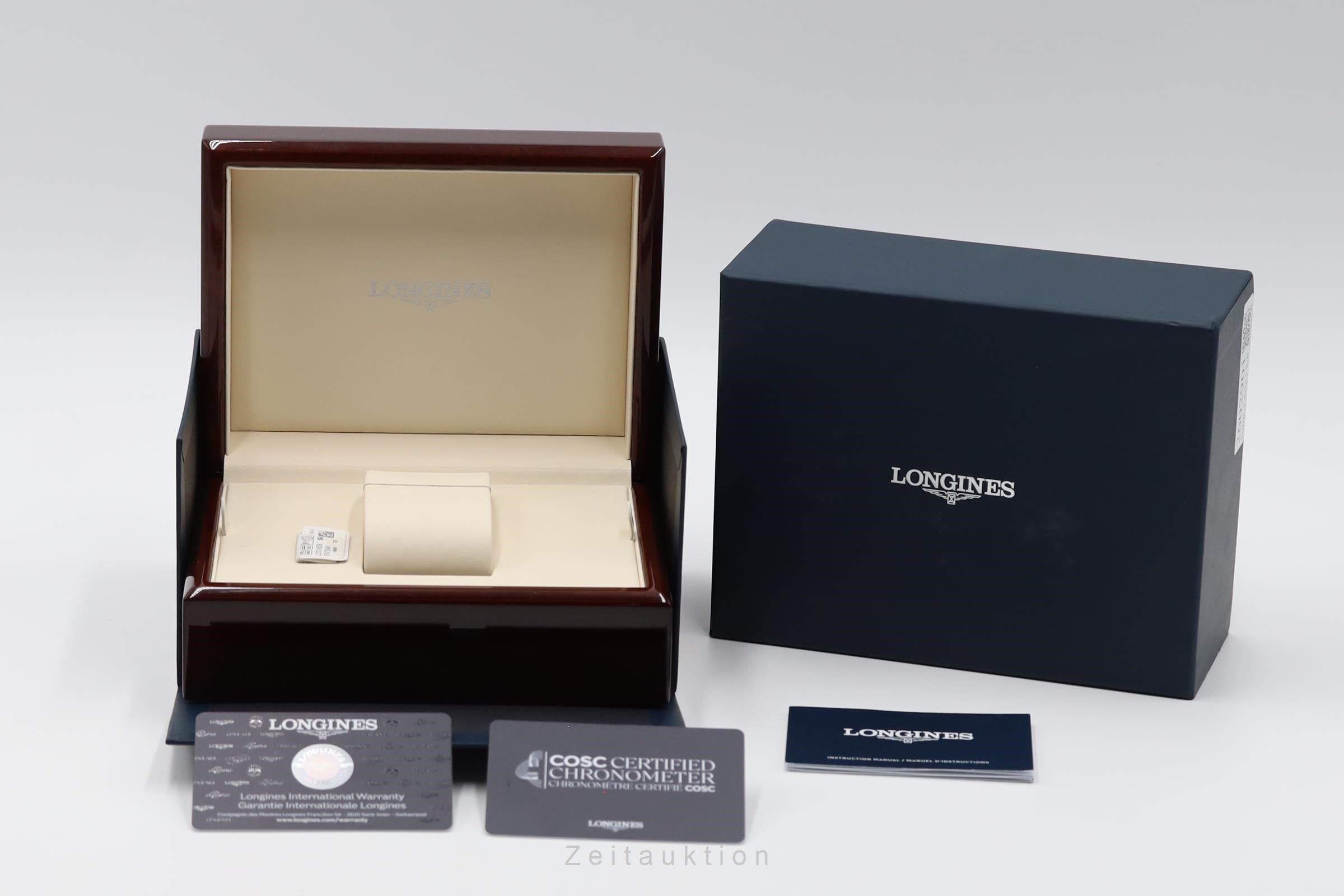 Longines Spirit cronografo acciaio carica manuale orologio da uomo L3.721.4.53.6 LP: 5100EUR  [2602901]