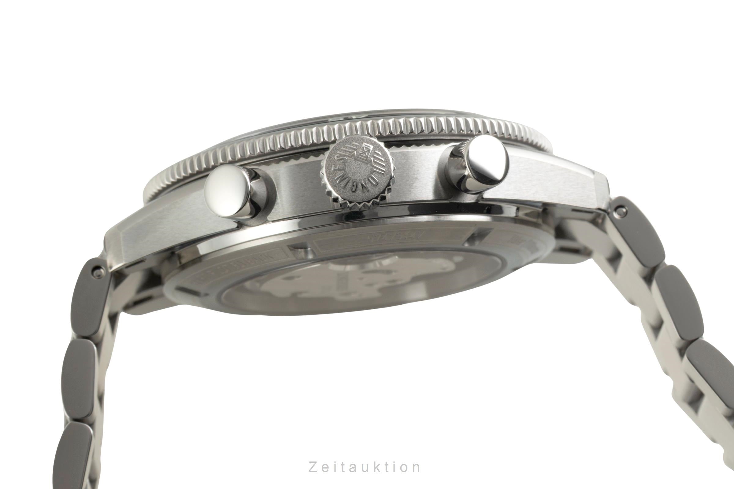 Longines Spirit cronografo acciaio carica manuale orologio da uomo L3.721.4.53.6 LP: 5100EUR  [2602901]