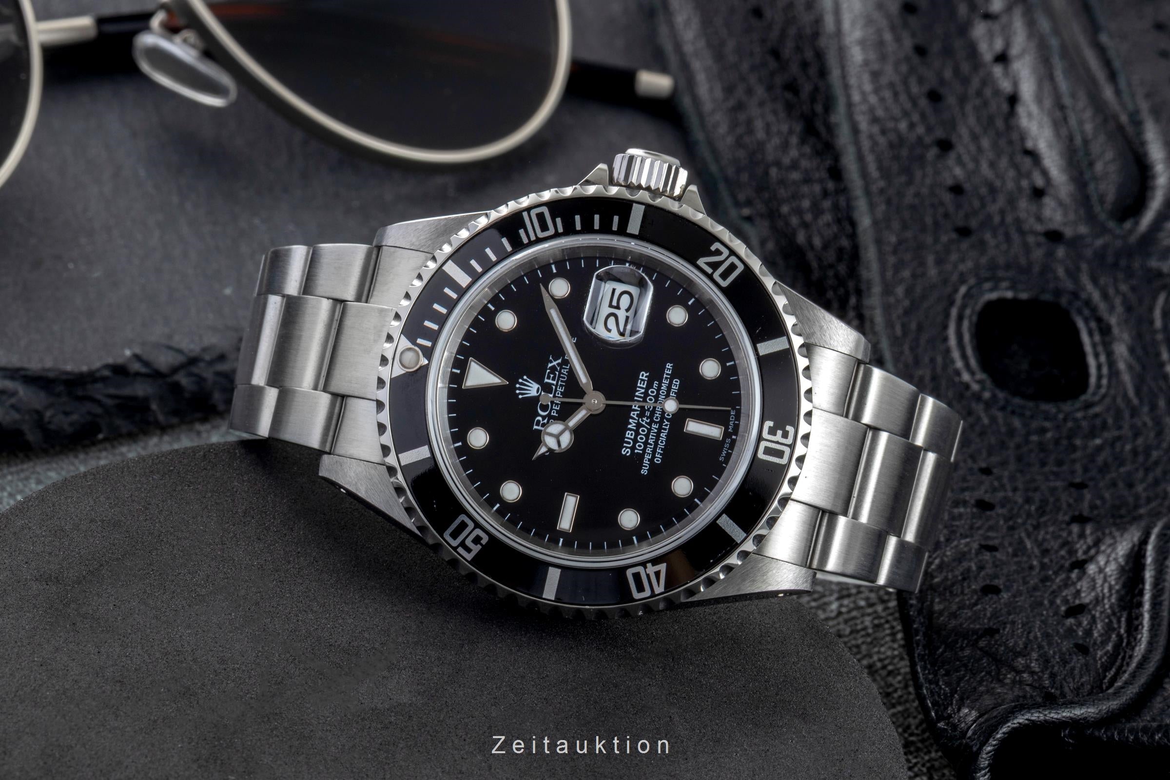 Rolex Submariner acier automatique montre pour hommes 16610  [2602902]