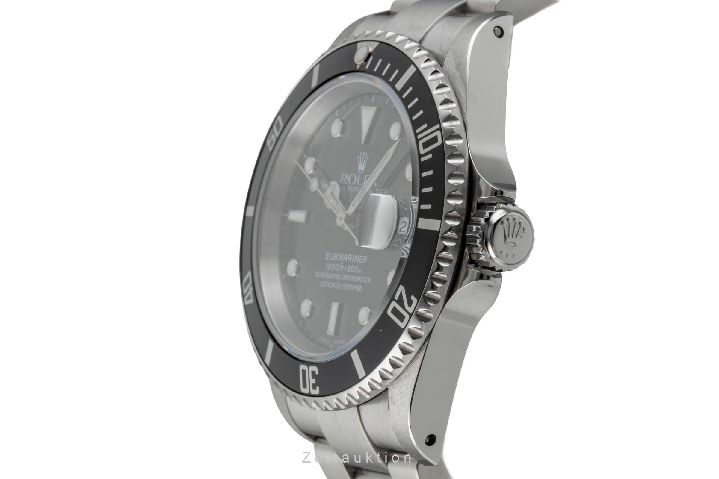 Rolex Submariner acier automatique montre pour hommes 16610  [2602902]