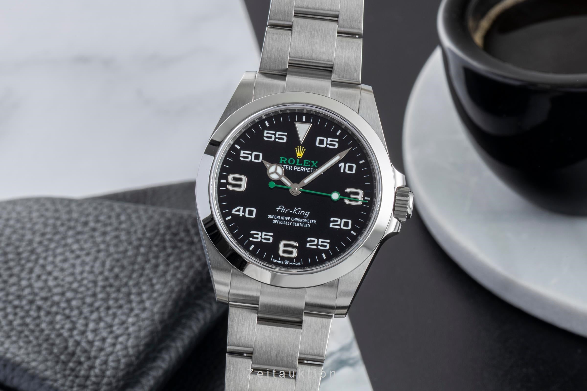 Rolex Air King steel automatic men's watch 126900  [2602905]