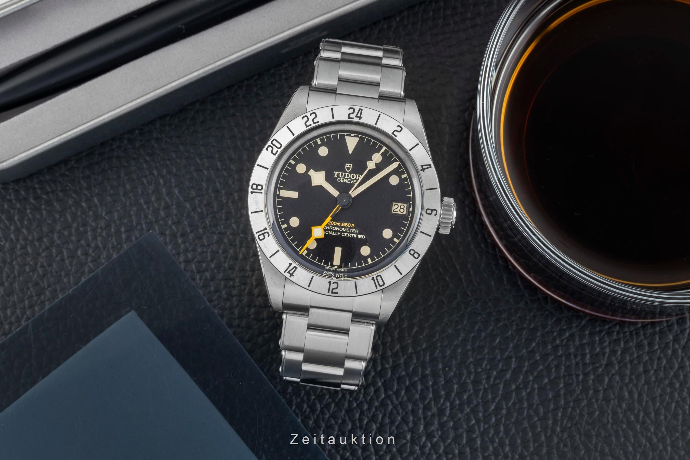 Tudor Black Bay Pro Edelstahl Automatik Herrenuhr Ref. M79470-0001 B&P 2022 [2602906]